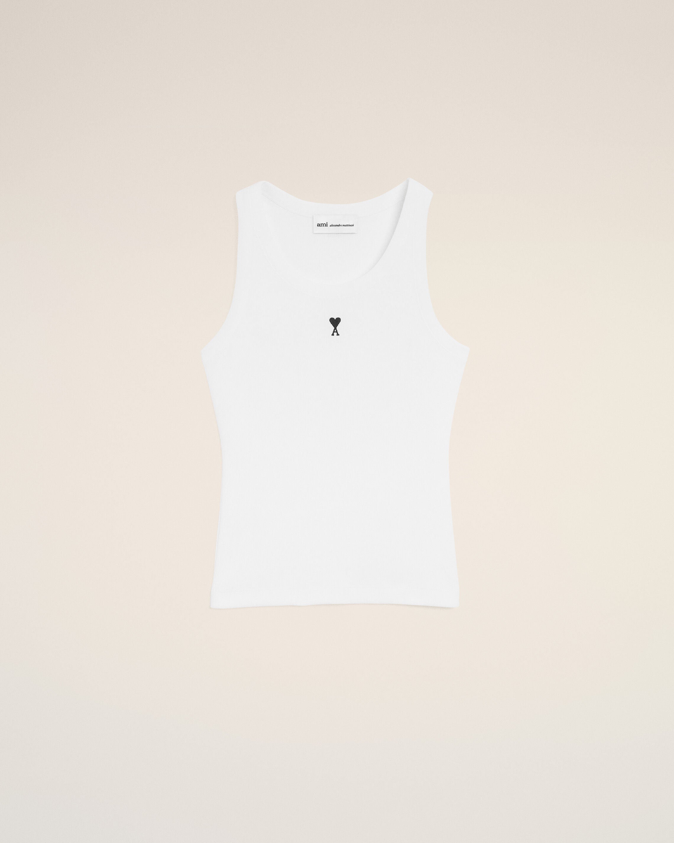ホワイトコットン Ami De Coeur タンクトップ ホワイト | Ami Paris