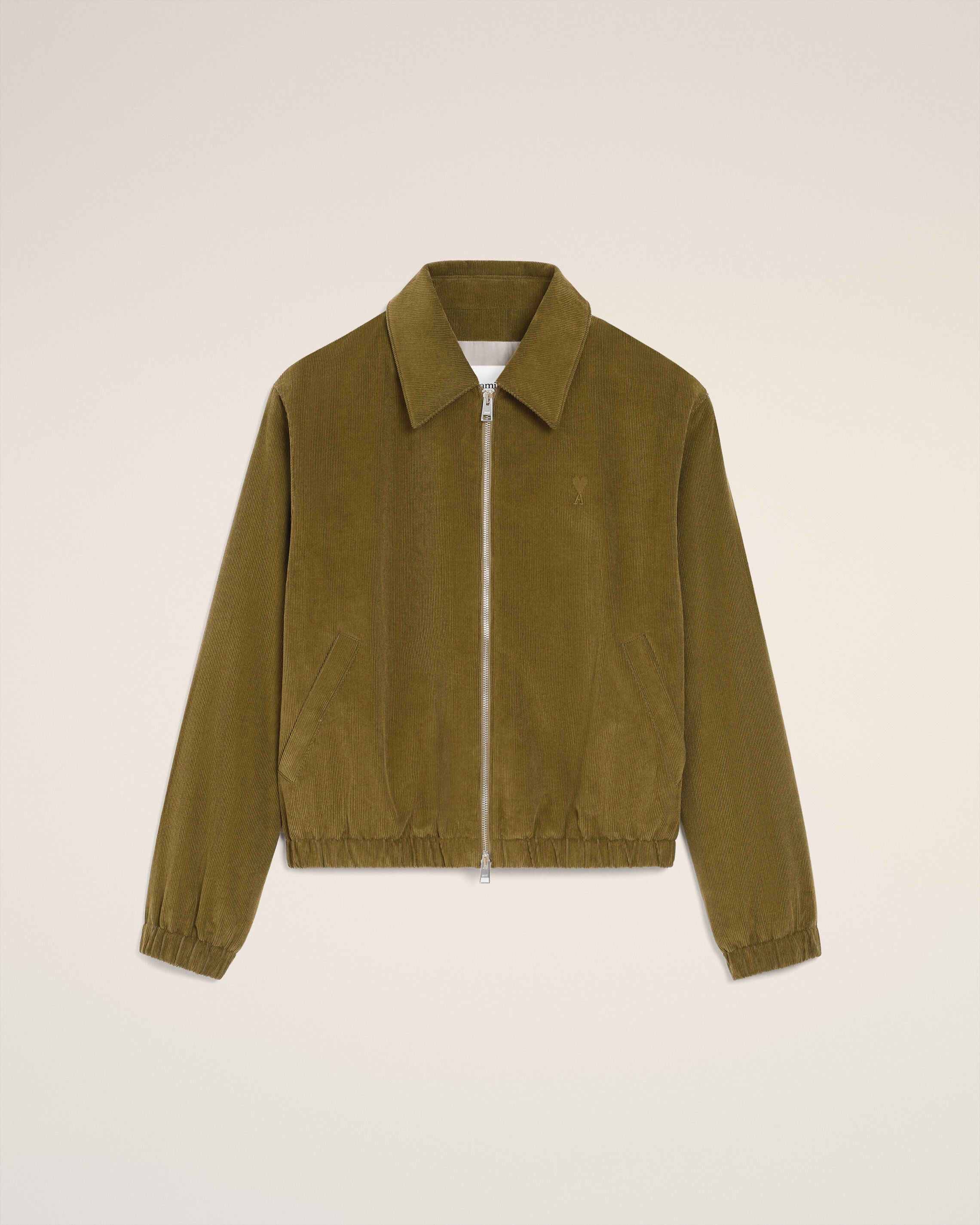 ami ハーフジップジャケット 緑 楽天市場】AMI PARIS｜アミパリ ハート ロゴ入り ハーフジップ