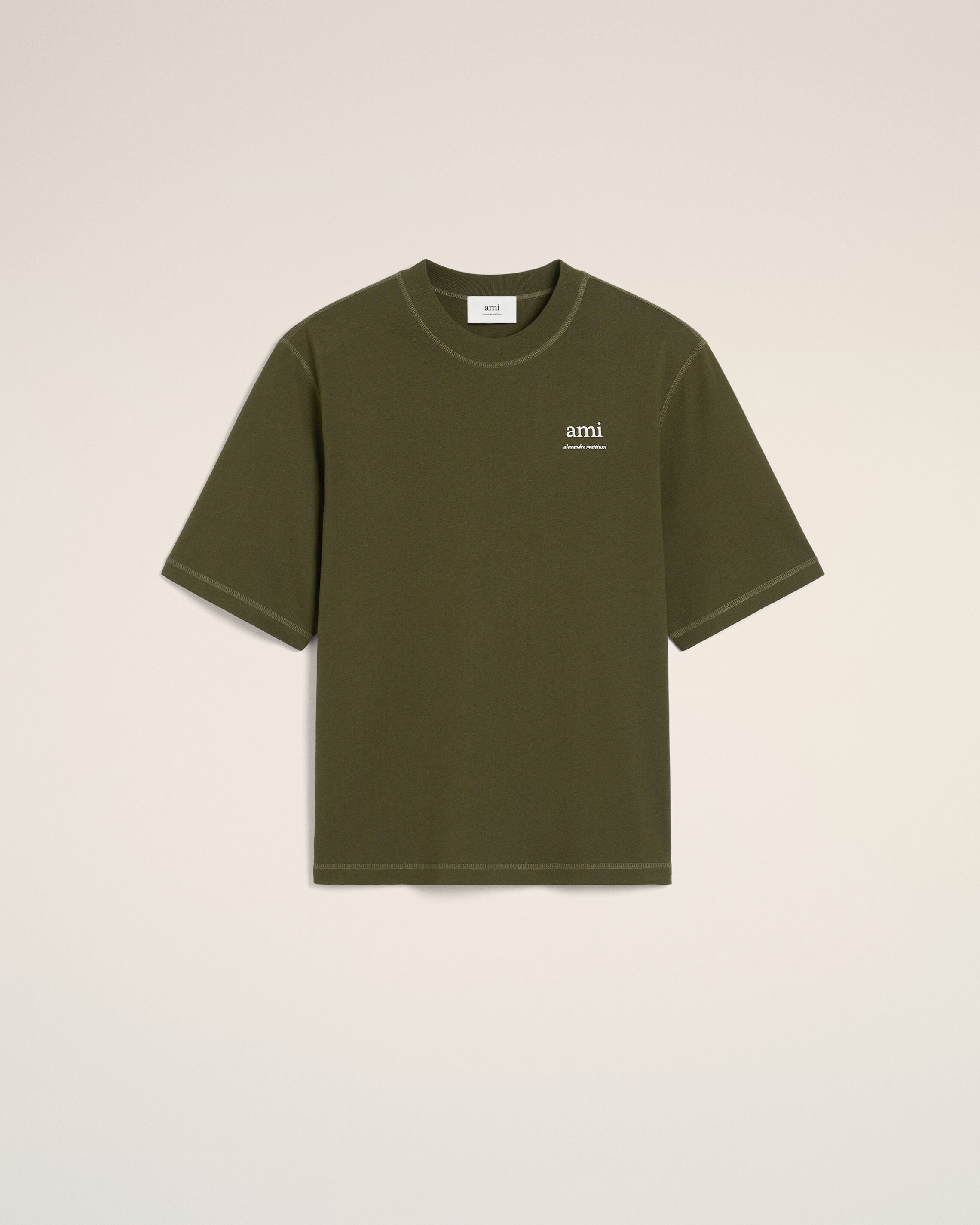 グリーン コットン Tシャツ 376 | AMI PARIS