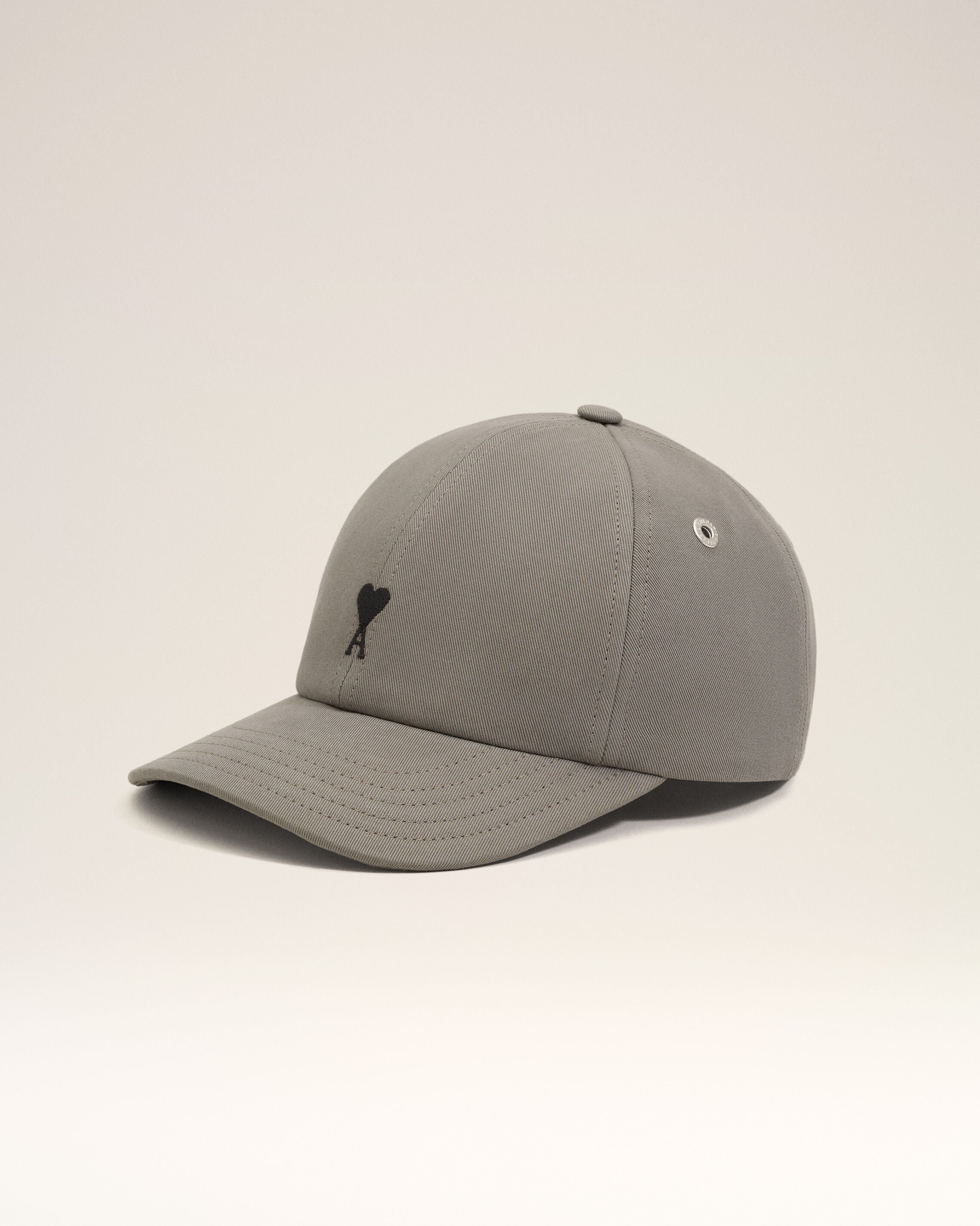 グレー コットン Ami De Coeur エンブロイダリー キャップ カーボン
