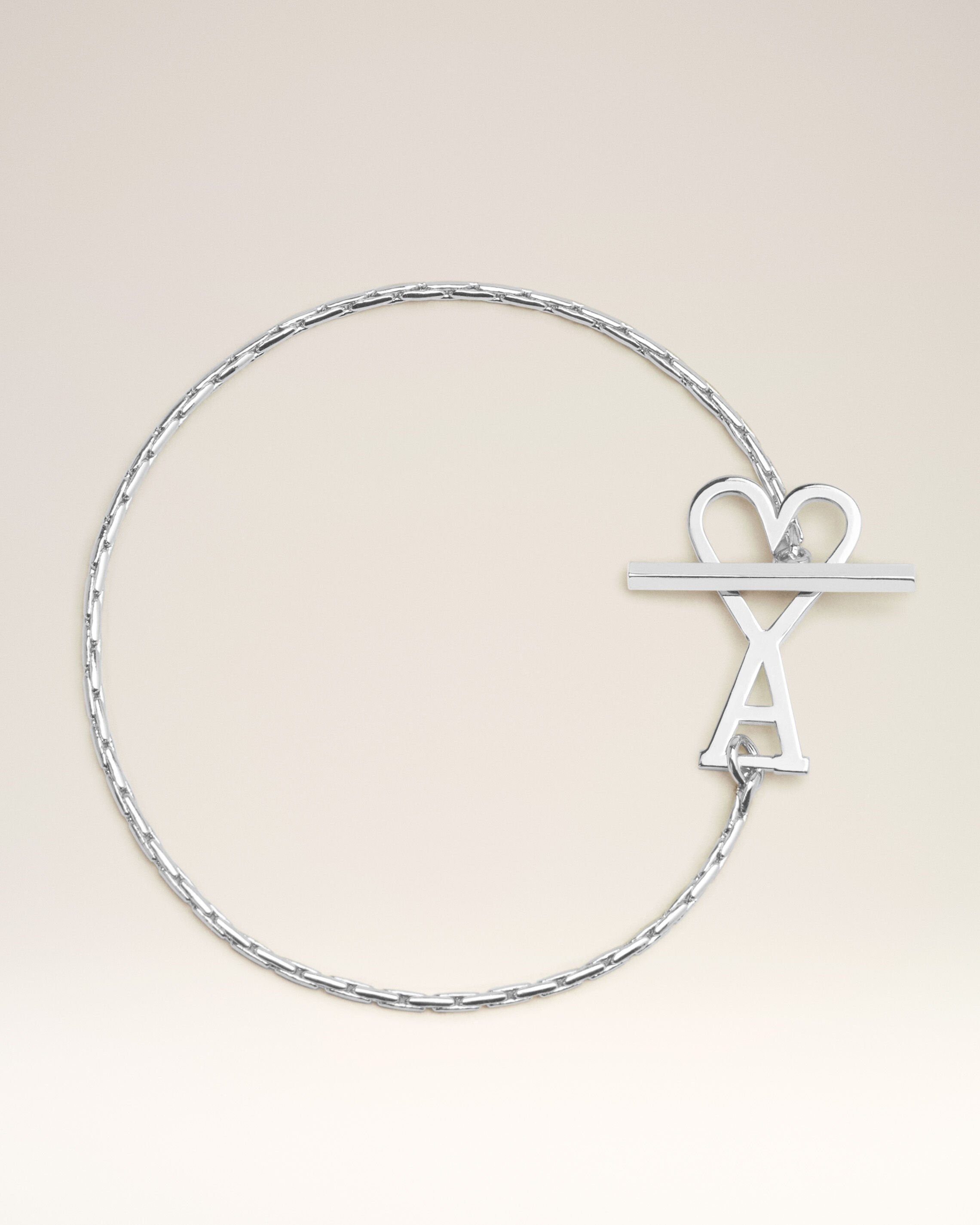 Ami Paris ブレスレット Silver Ami De Coeur Chain Bracelet | AMI PARIS