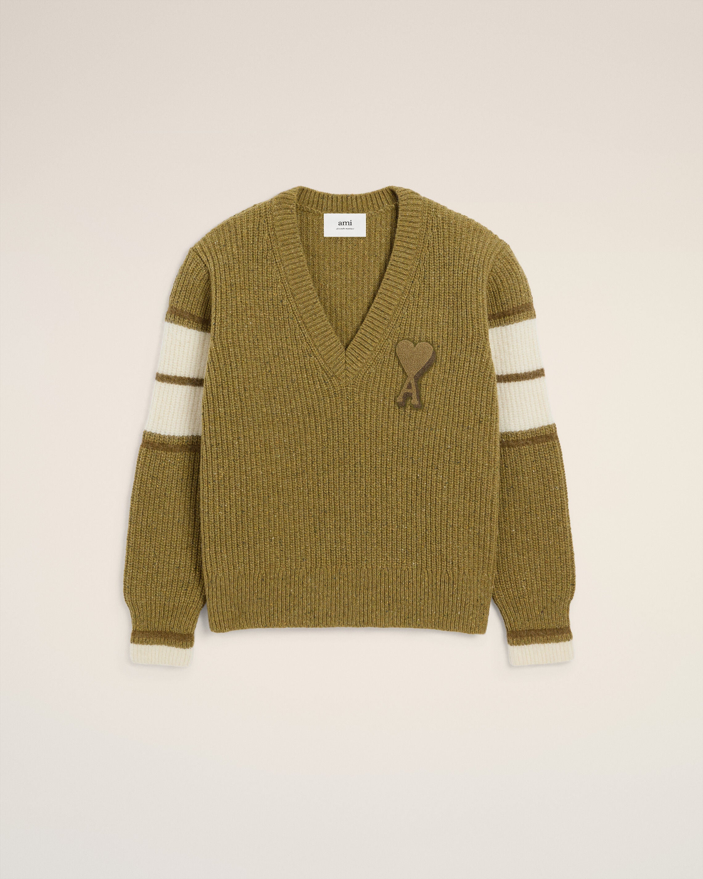 グリーン ウール カレッジ セーター リケン | AMI PARIS