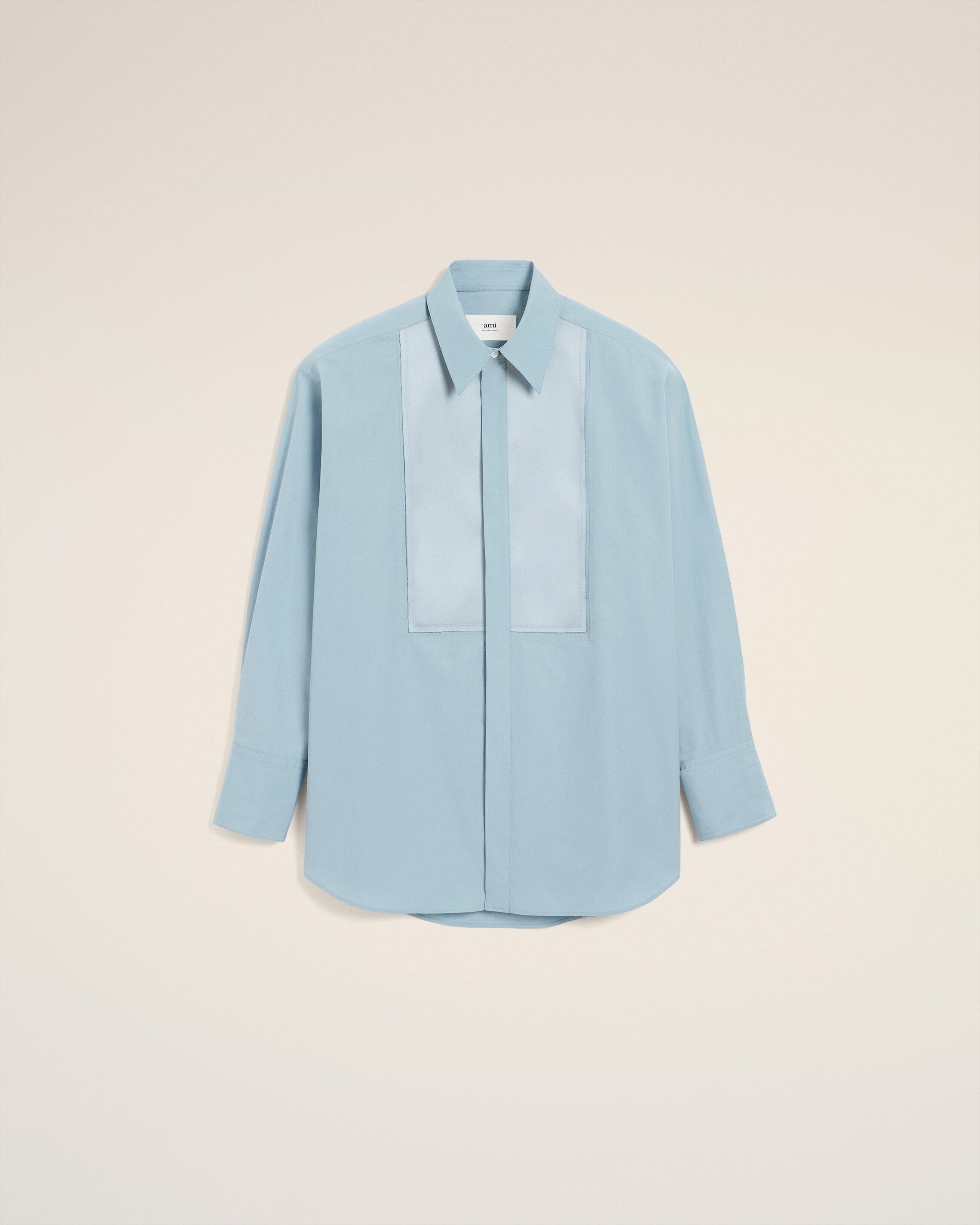 ブルー コットン オーバーサイズ シャツ スカイ | AMI PARIS