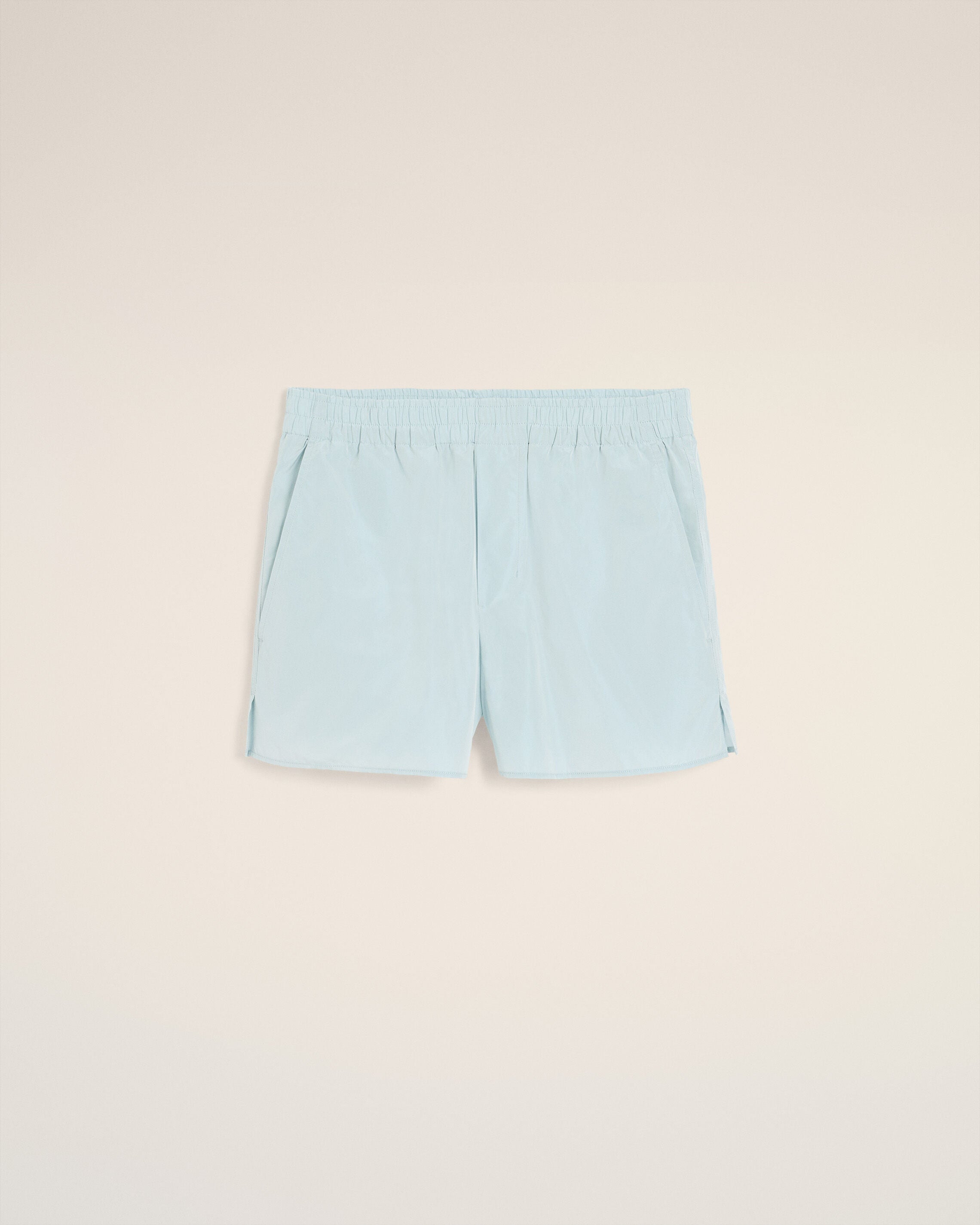 ブルー タフタ ショートパンツ スカイ | AMI PARIS