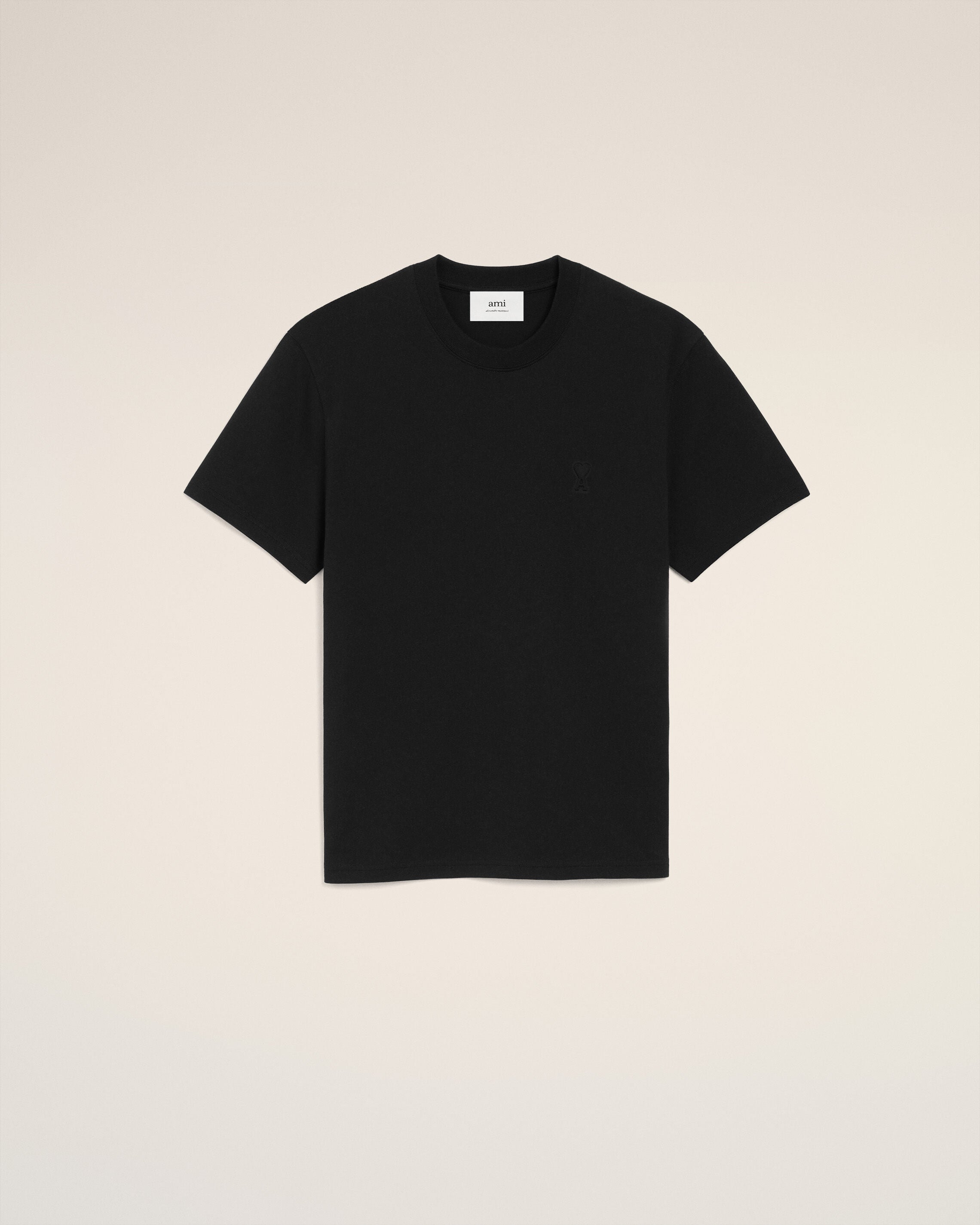 とらはむ　値下げ　XS amiparis Tシャツ AMI PARIS アミパリス コットン ハートロゴ刺繍 Tシャツ男女共用 (AMI