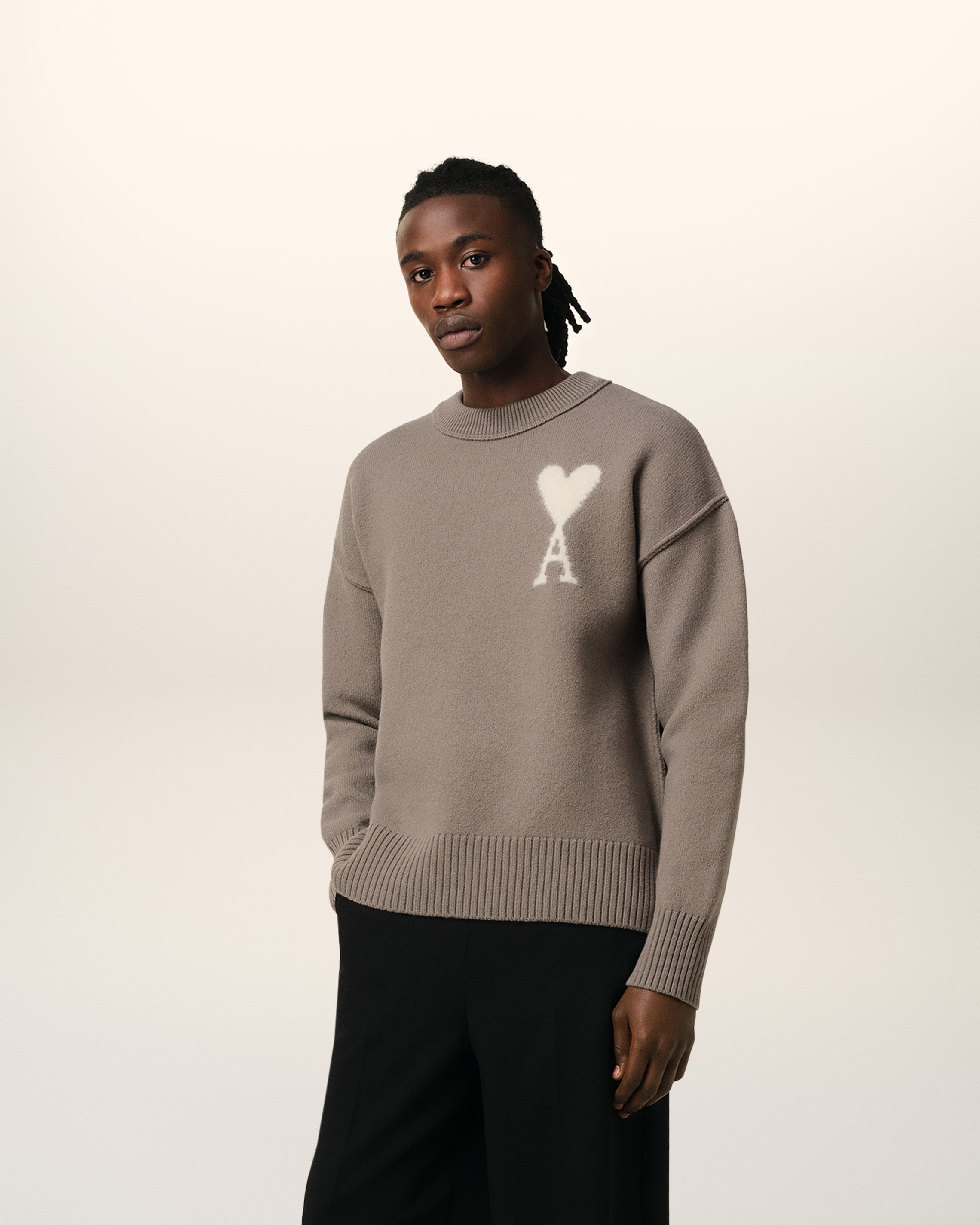 Pull AMI Paris Homme Bleu Taille S – Neuf Avec étiquettes – Coton Doux