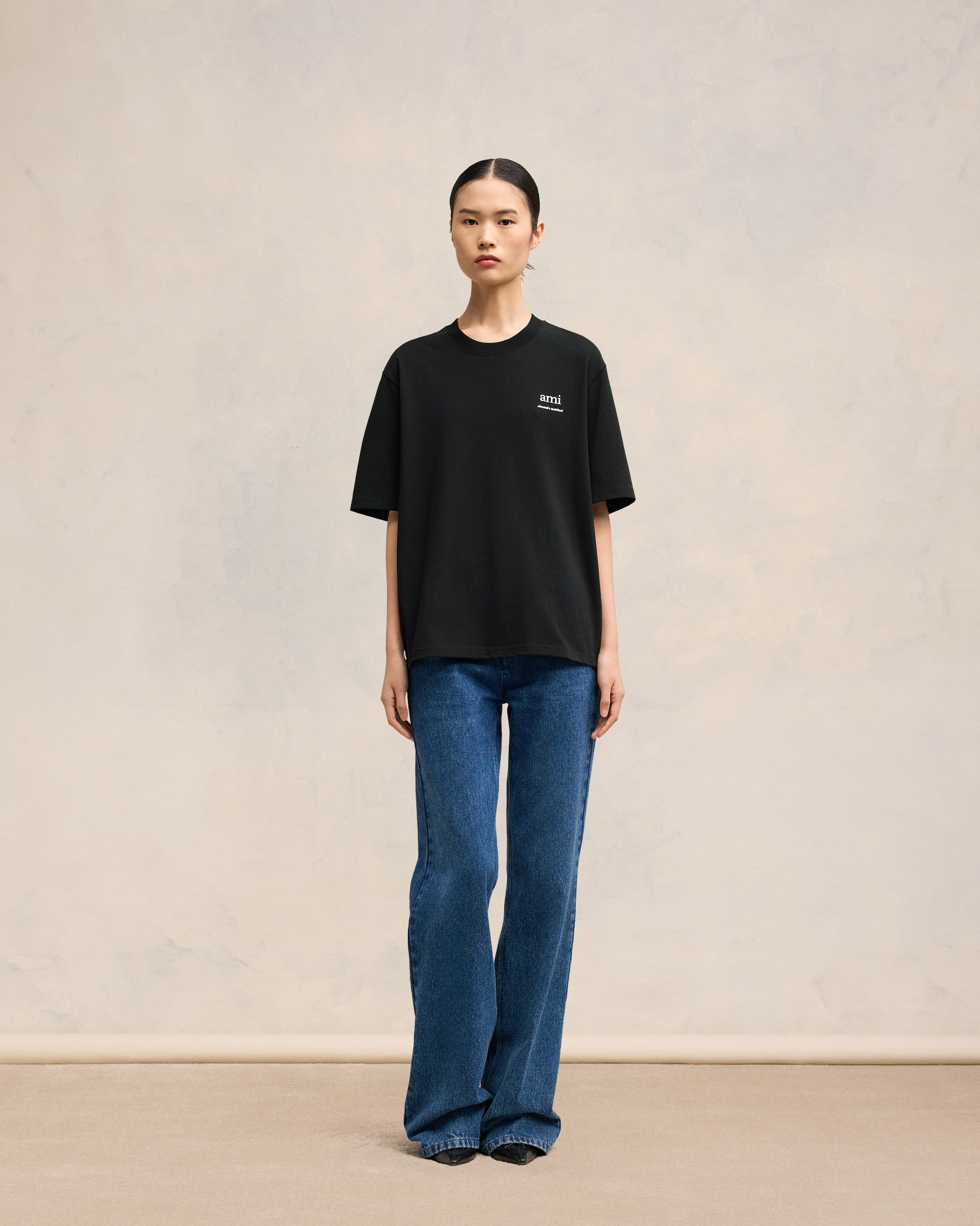 Black Ami Alexandre Mattiussi T-Shirt | AMI PARIS