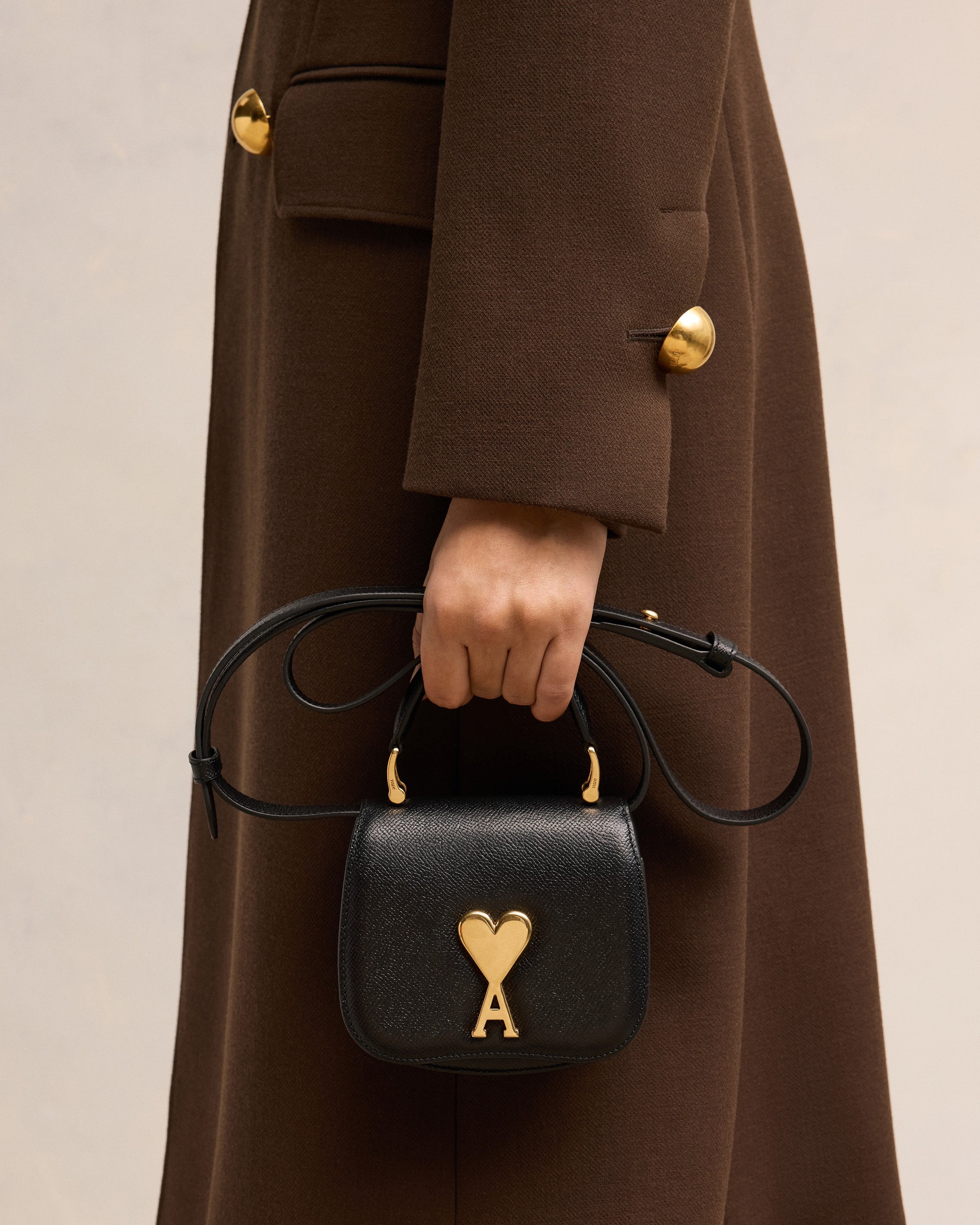 Sac Nano Paris Paris Noir | AMI PARIS