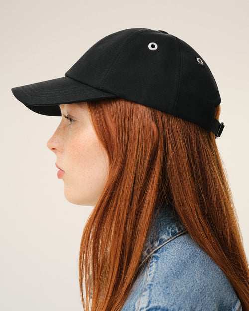 Black Cotton cap with Ami de Coeur - Woman - 11 - AMI Paris - Ami Paris