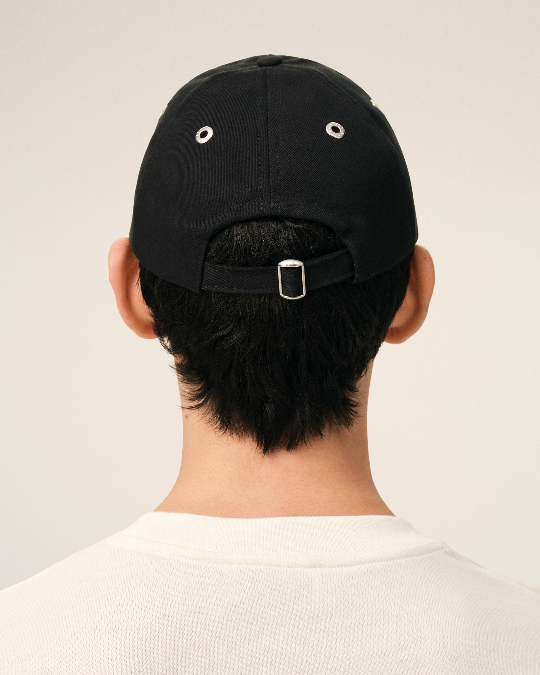 Black Cotton cap with Ami de Coeur - 6