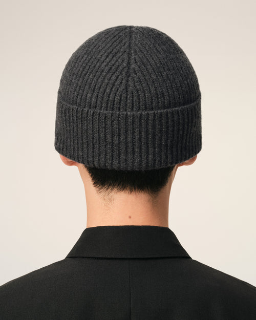 Grey Wool Beanie With Ami De Coeur - Man - 6 - AMI Paris - Ami Paris