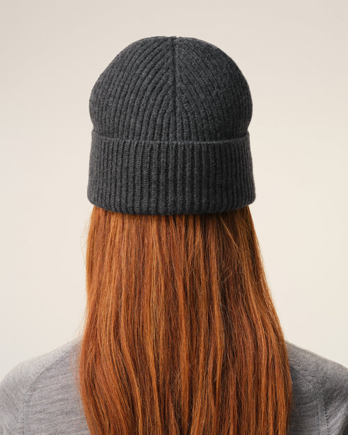 Grey Wool Beanie With Ami De Coeur - Woman - 12 - AMI Paris - Ami Paris