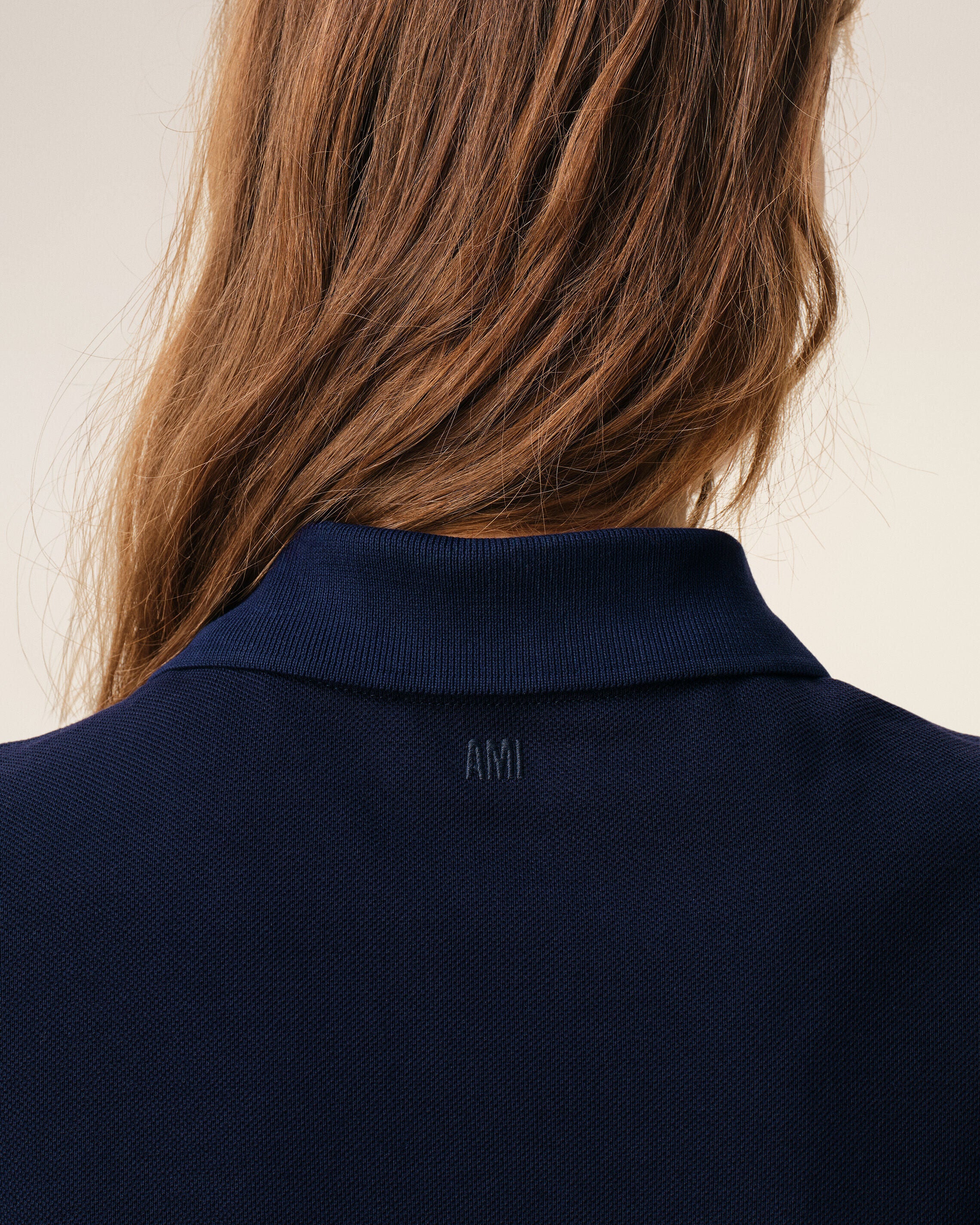 Polo Ami de Cœur in cotone biologico blu - 9