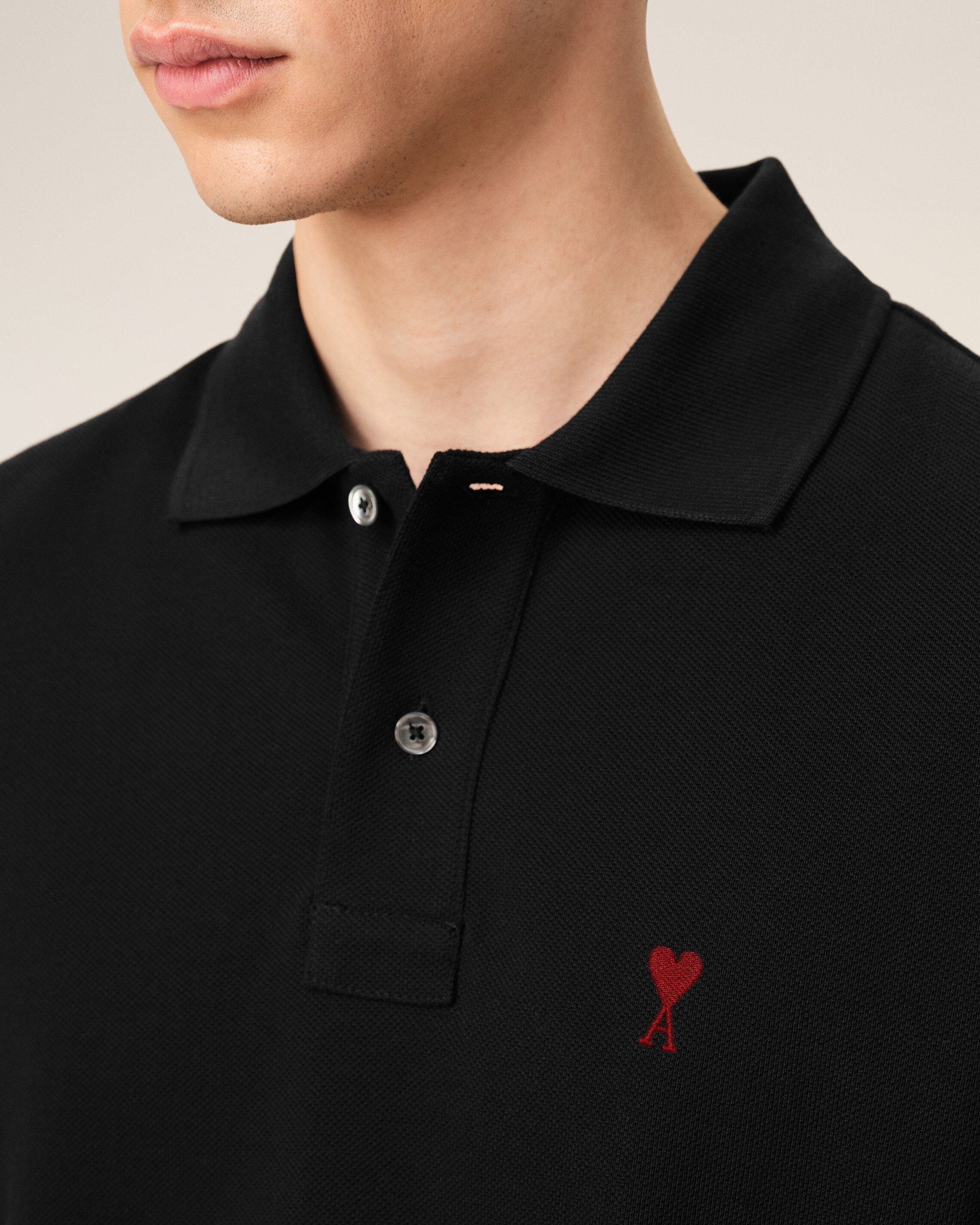Ami De Coeur ポロシャツ ブラック | AMI PARIS