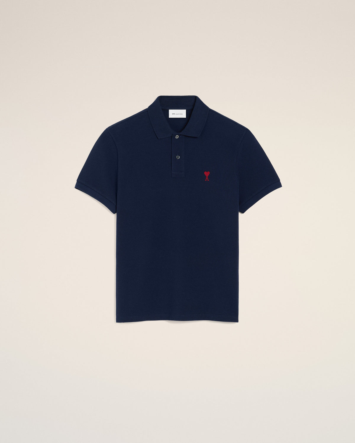 Blue Cotton polo with Ami De Coeur - 7