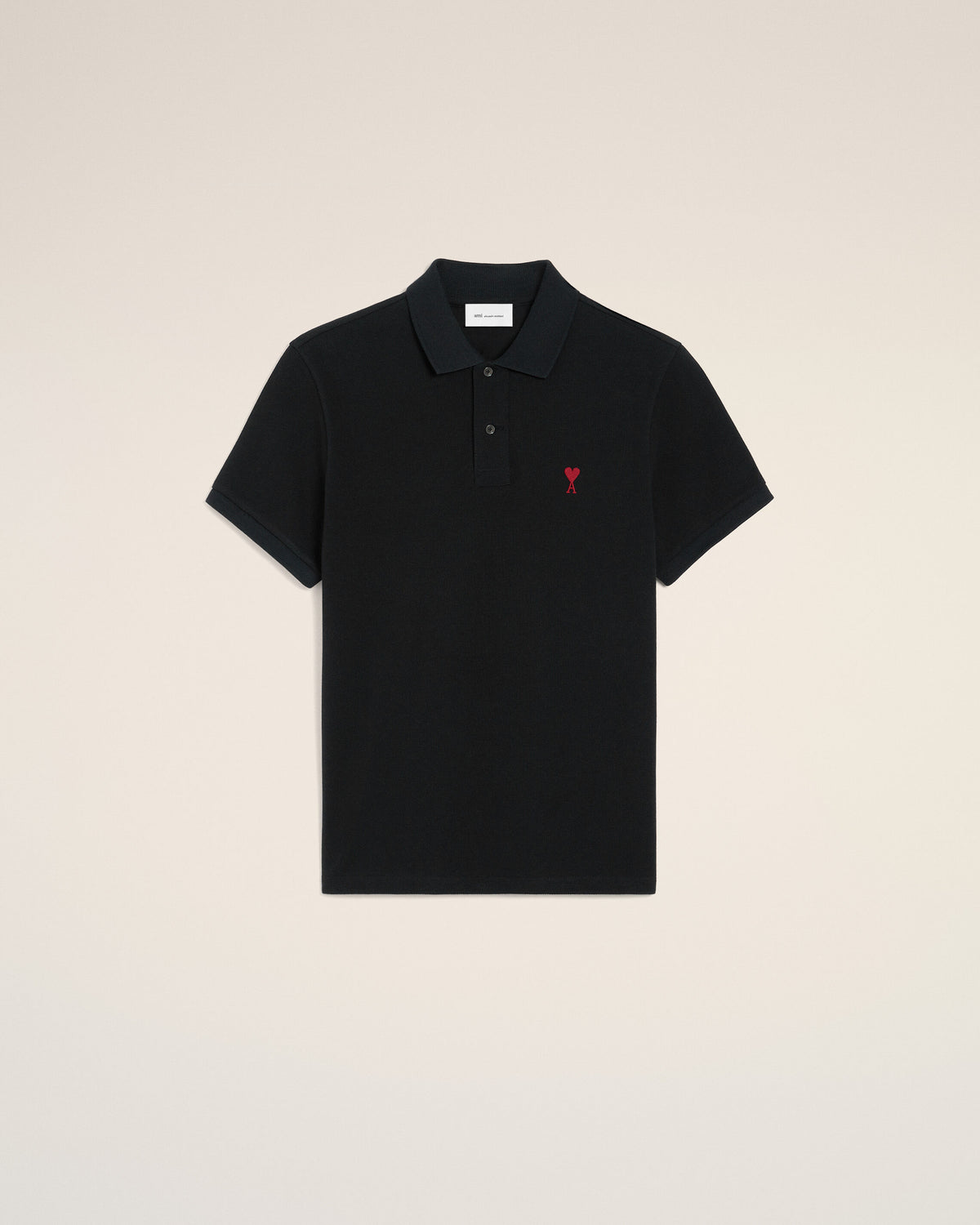Polo Ami de Cœur de algodón negro - 7