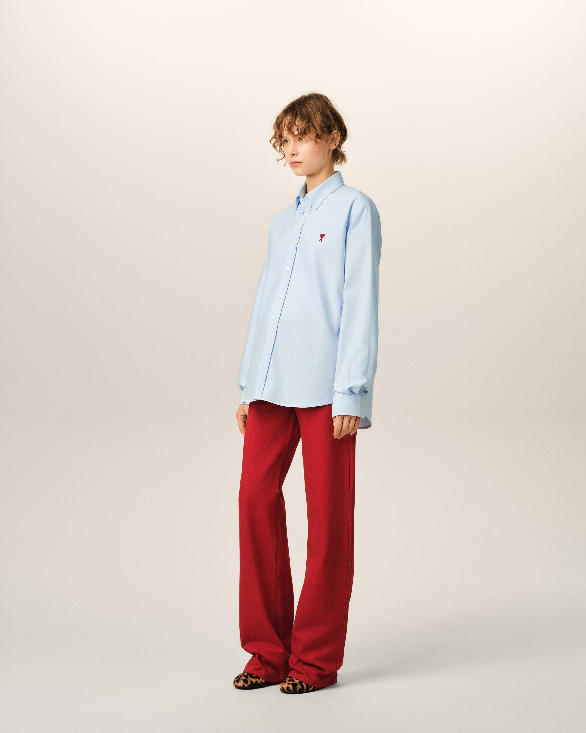 Camisa Ami de Cœur de algodón azul - 12