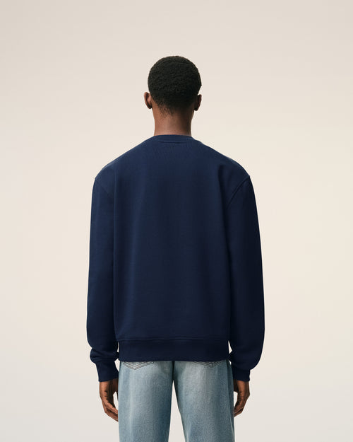 Blue Cotton Red Ami De Coeur Sweatshirt - Man - 5 - AMI Paris - Ami Paris