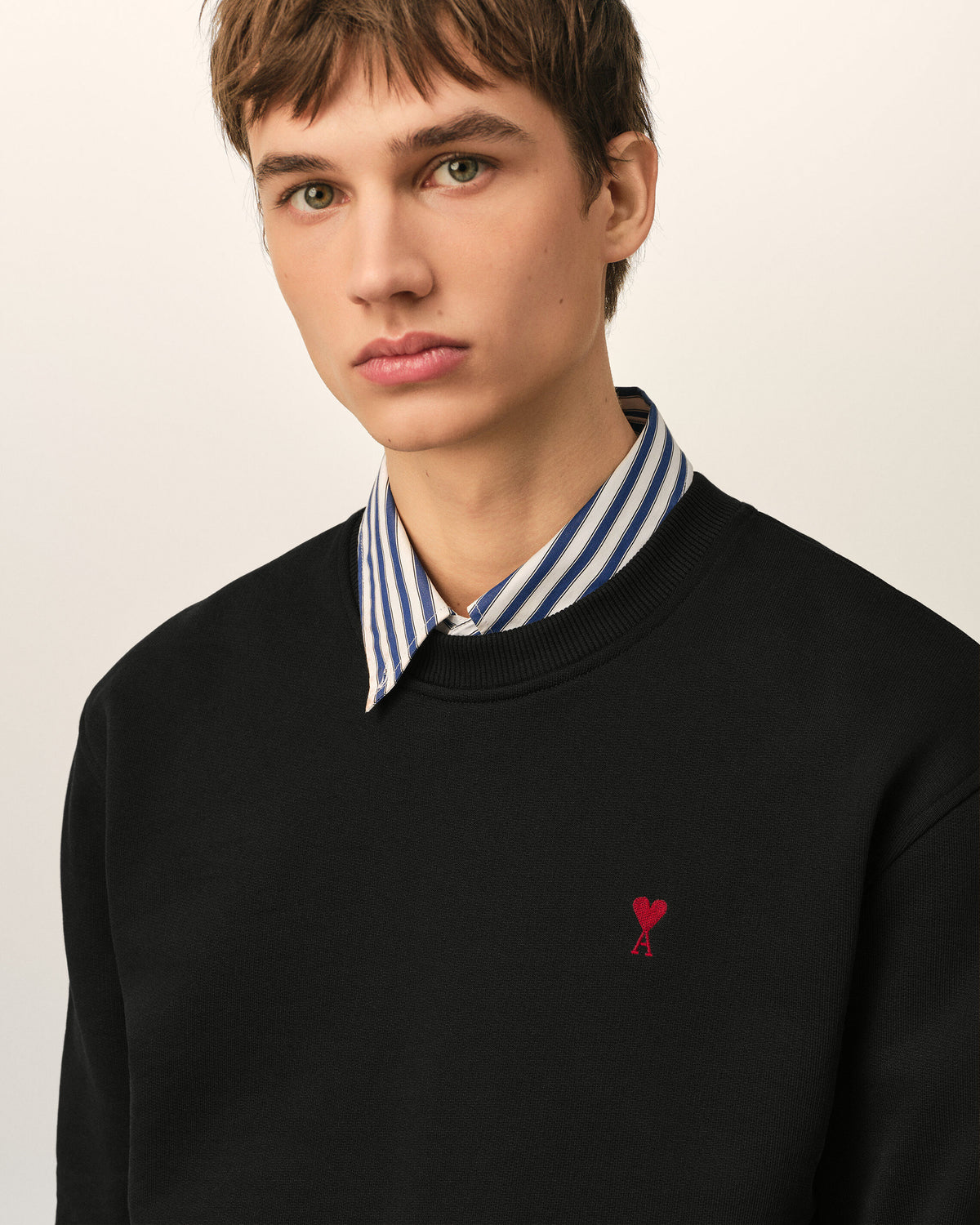 Sweatshirt Noir en Coton Ami De Coeur - 4