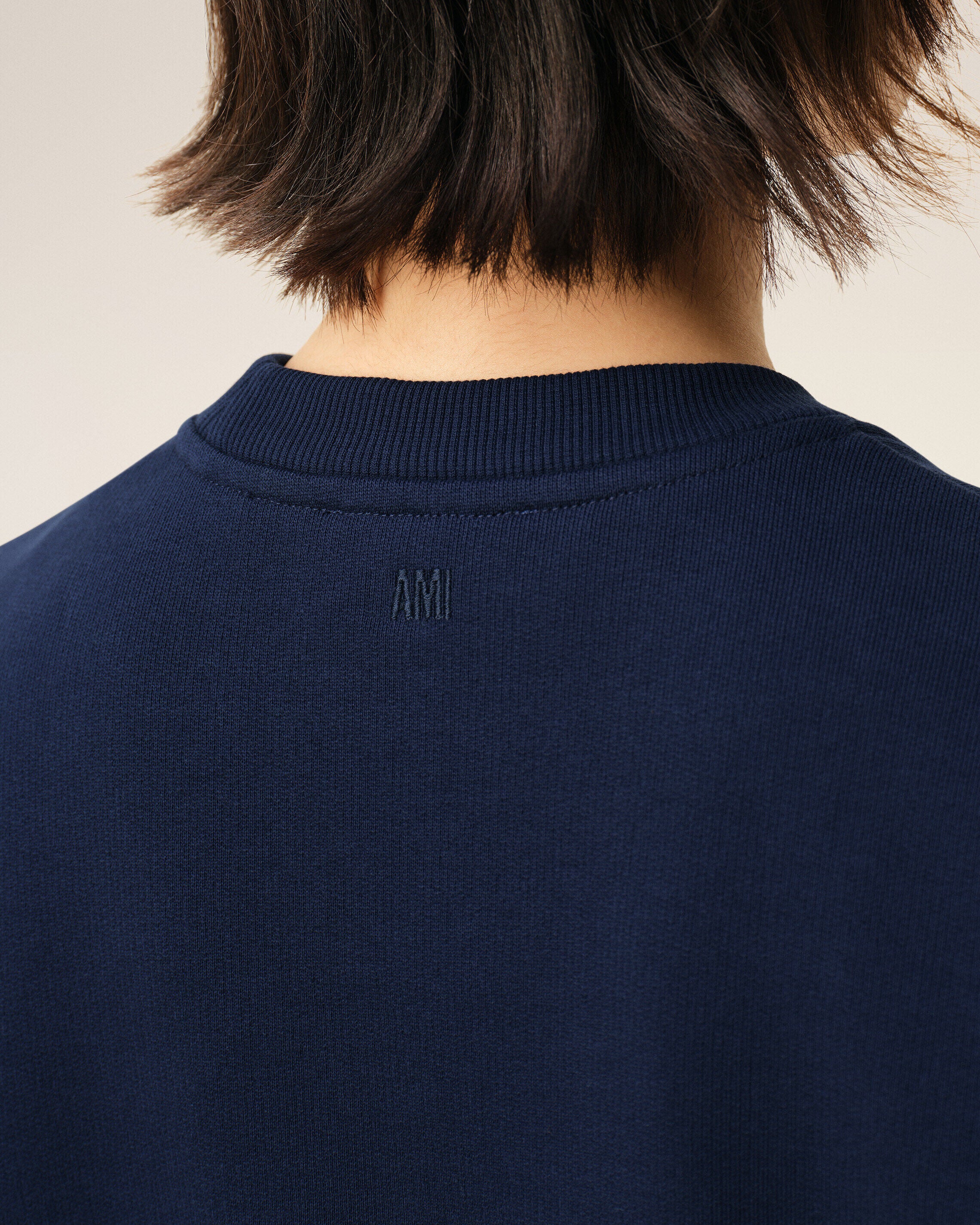 Blue cotton sweatshirt with Ami de Coeur - 10