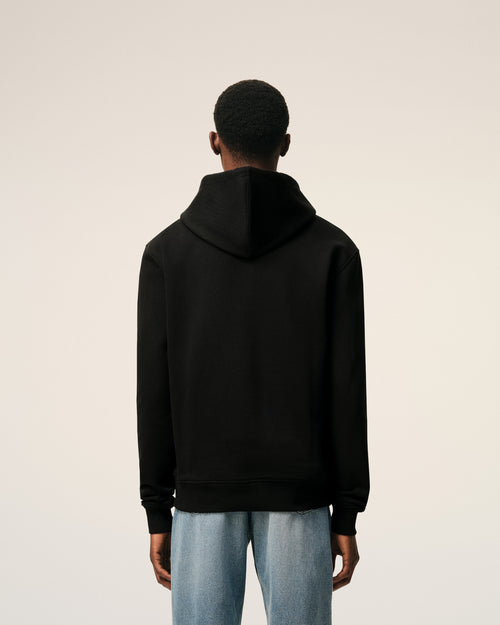 Black Cotton Red Ami De Coeur Hoodie - 5 - Ami Paris