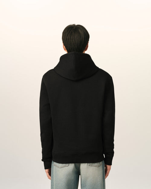 Sudadera con capucha Ami de Cœur de algodón negro - Hombre - 5 - AMI Paris - Ami Paris