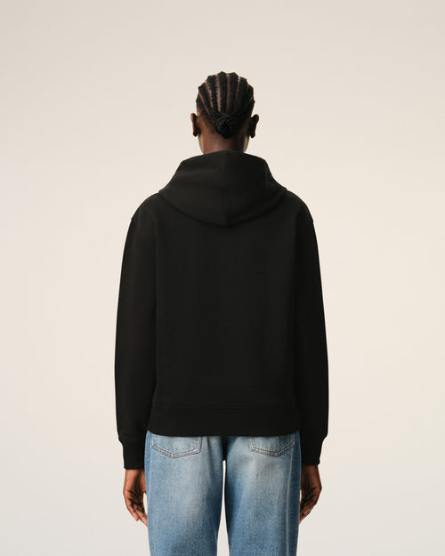 Black Cotton Red Ami De Coeur Hoodie - 11 - Ami Paris