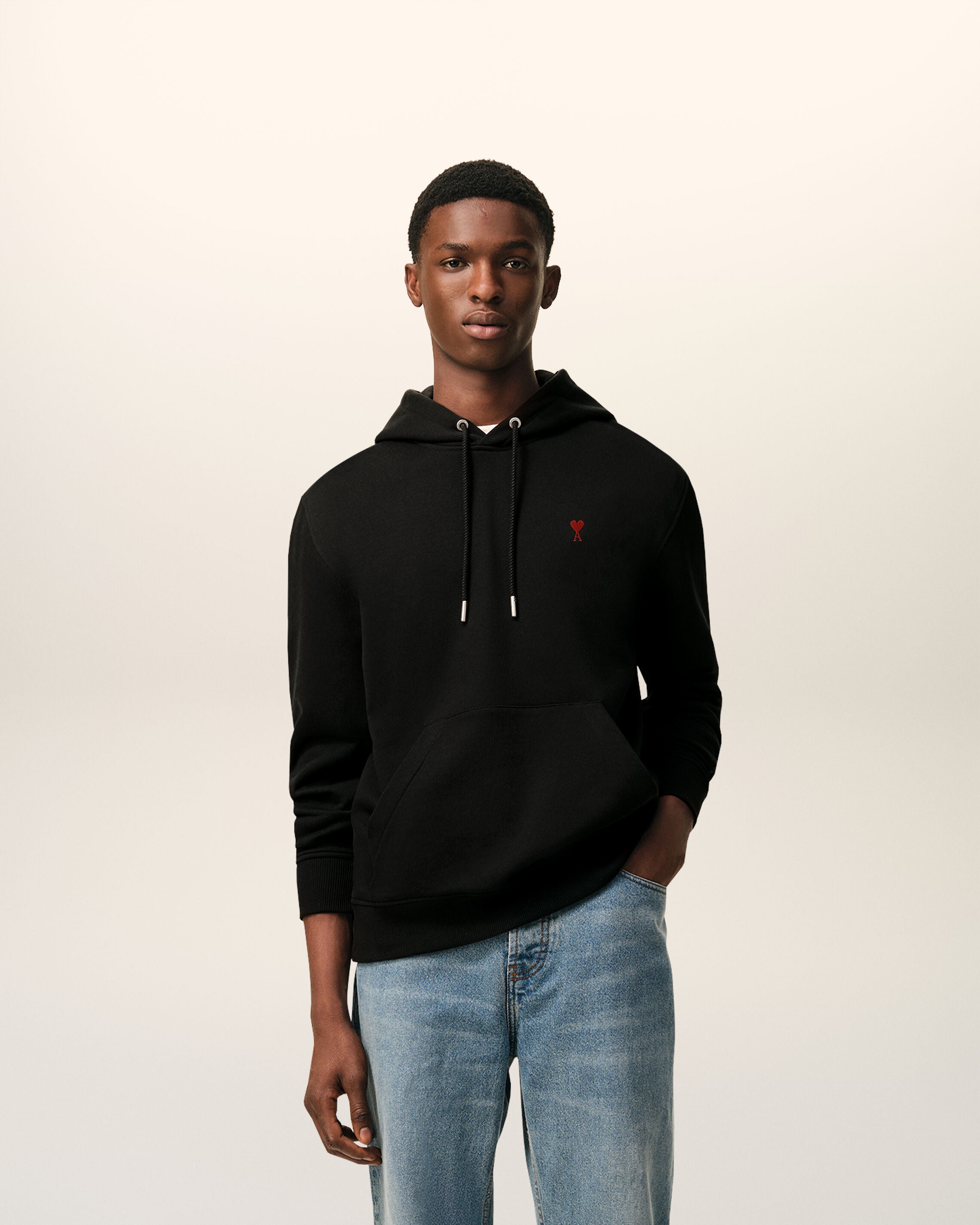 Ami De Coeur パーカー ブラック | AMI PARIS