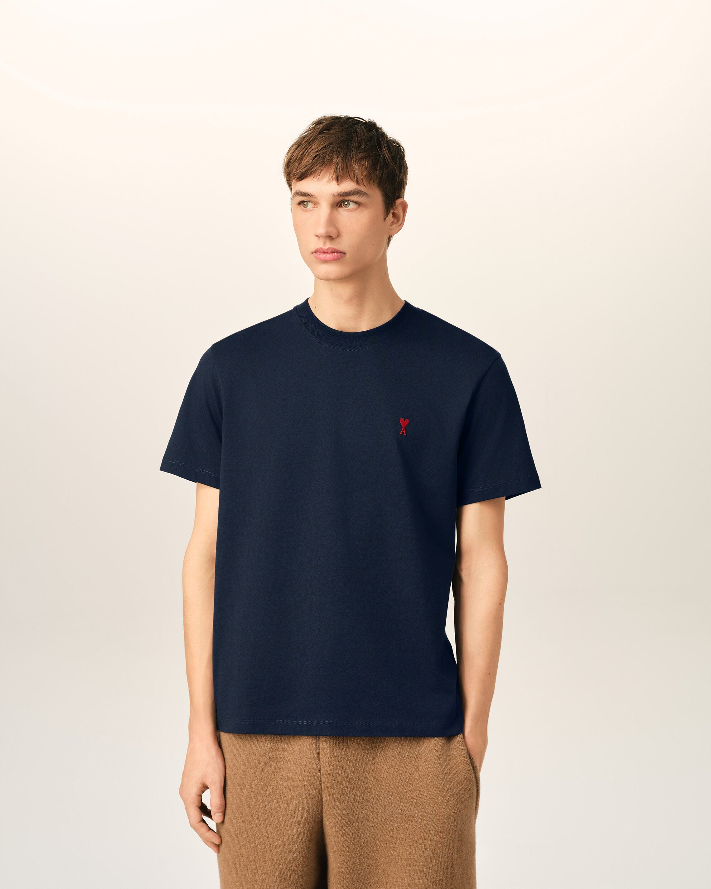 Night Blue Red Ami De Coeur T-Shirt | AMI PARIS