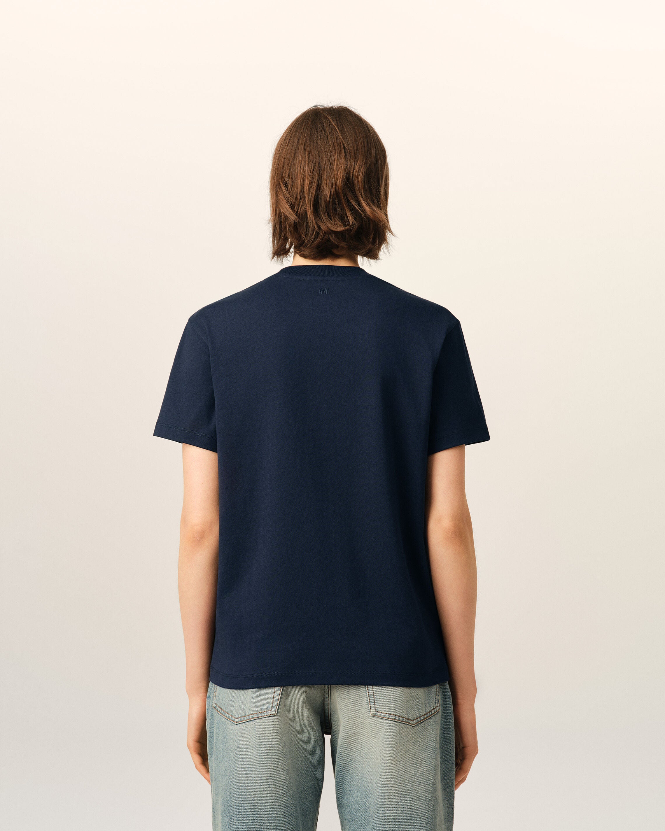 T-shirt Ami de Coeur in cotone blu - 11