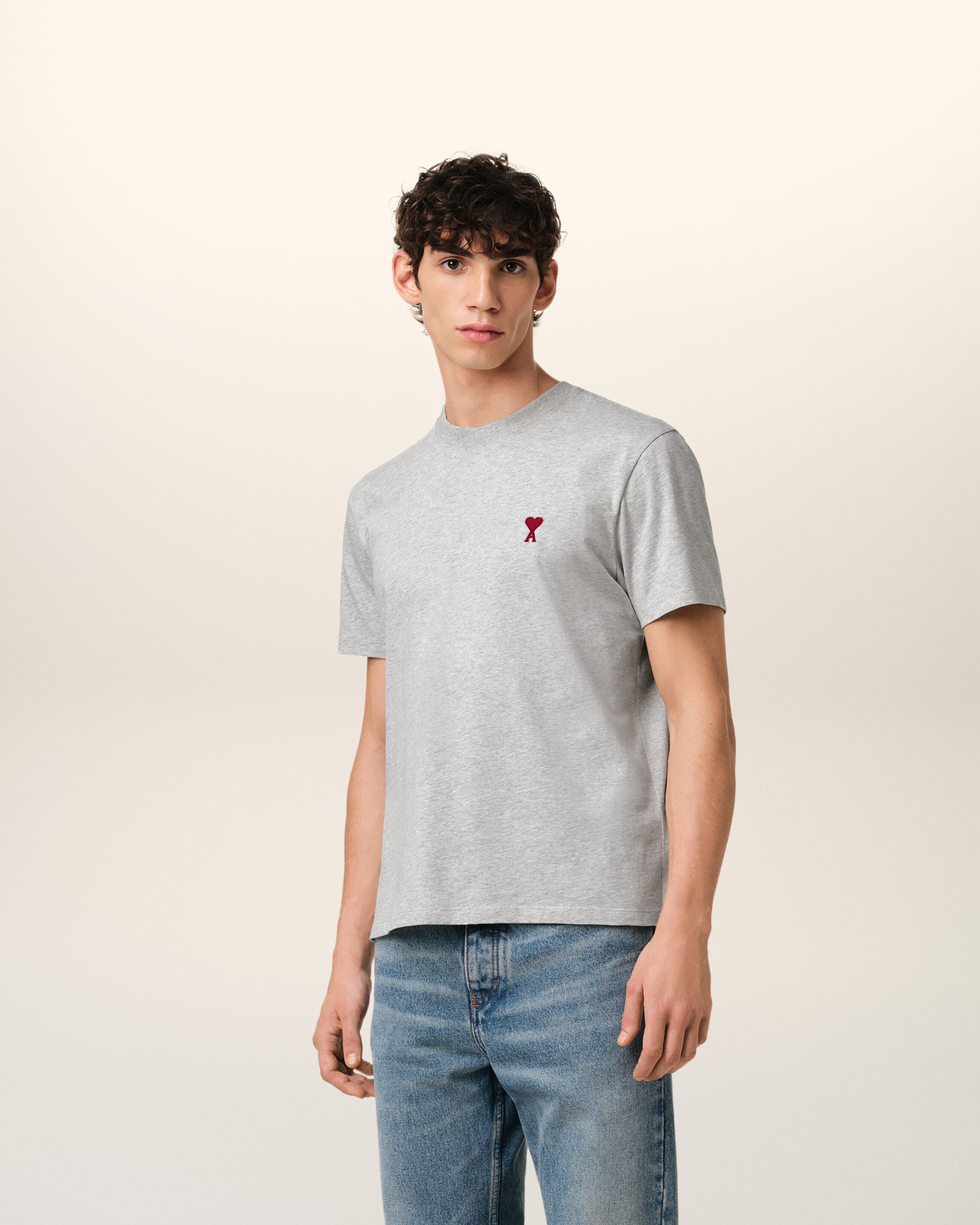 Ami De Coeur Tシャツ ヘザーアッシュグレー | AMI PARIS
