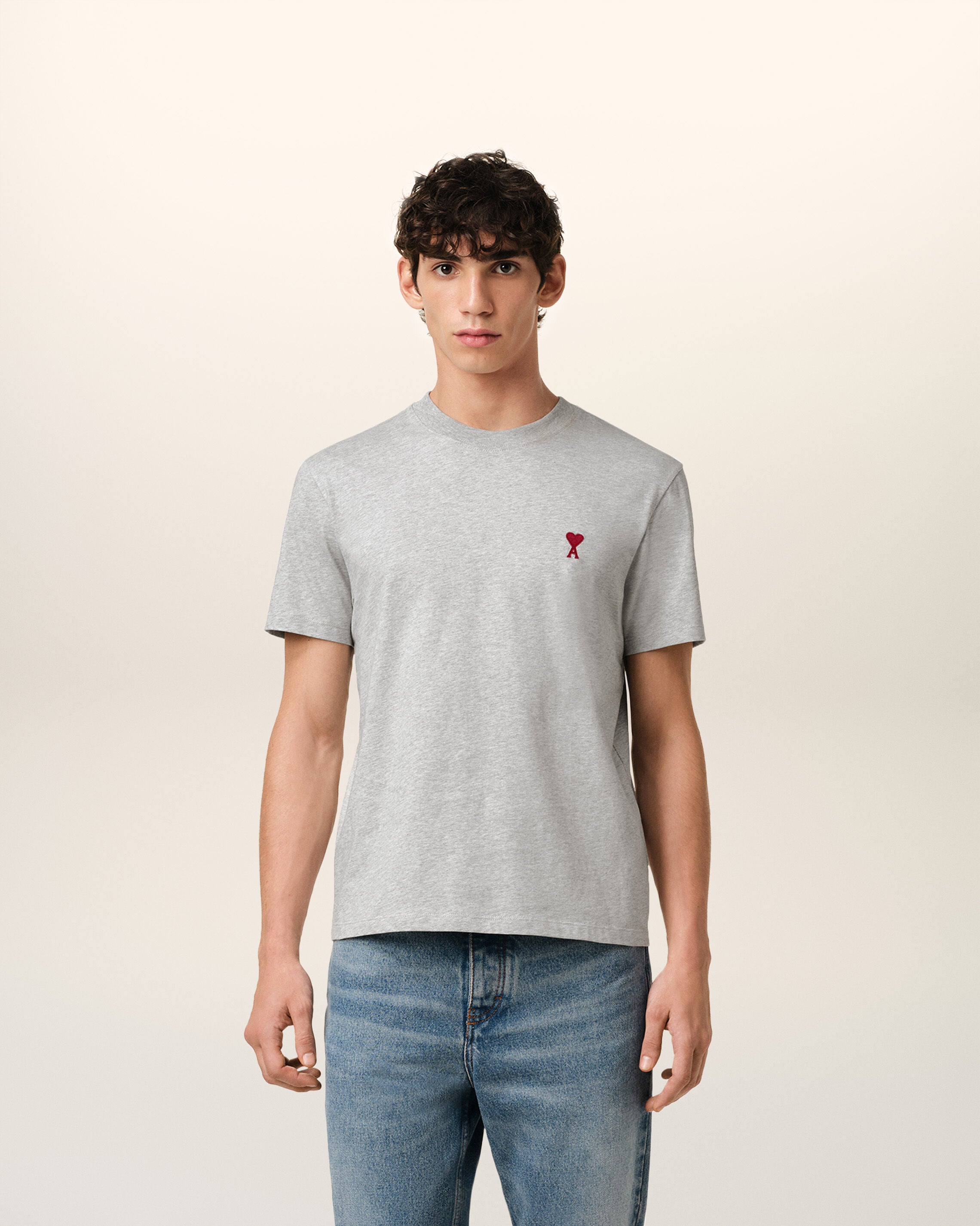 Ami De Coeur Tシャツ ヘザーアッシュグレー | AMI PARIS