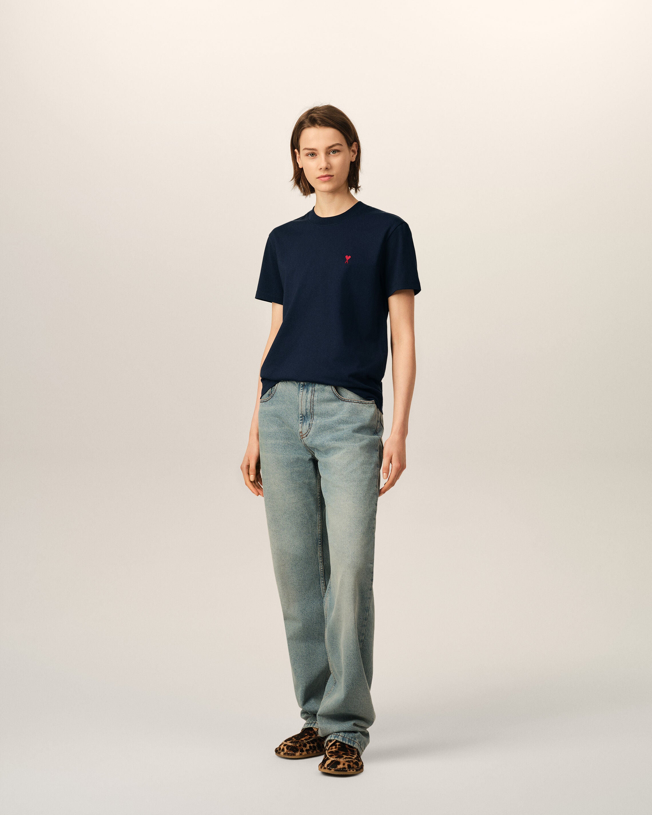 T-shirt Ami de Coeur in cotone blu - 9
