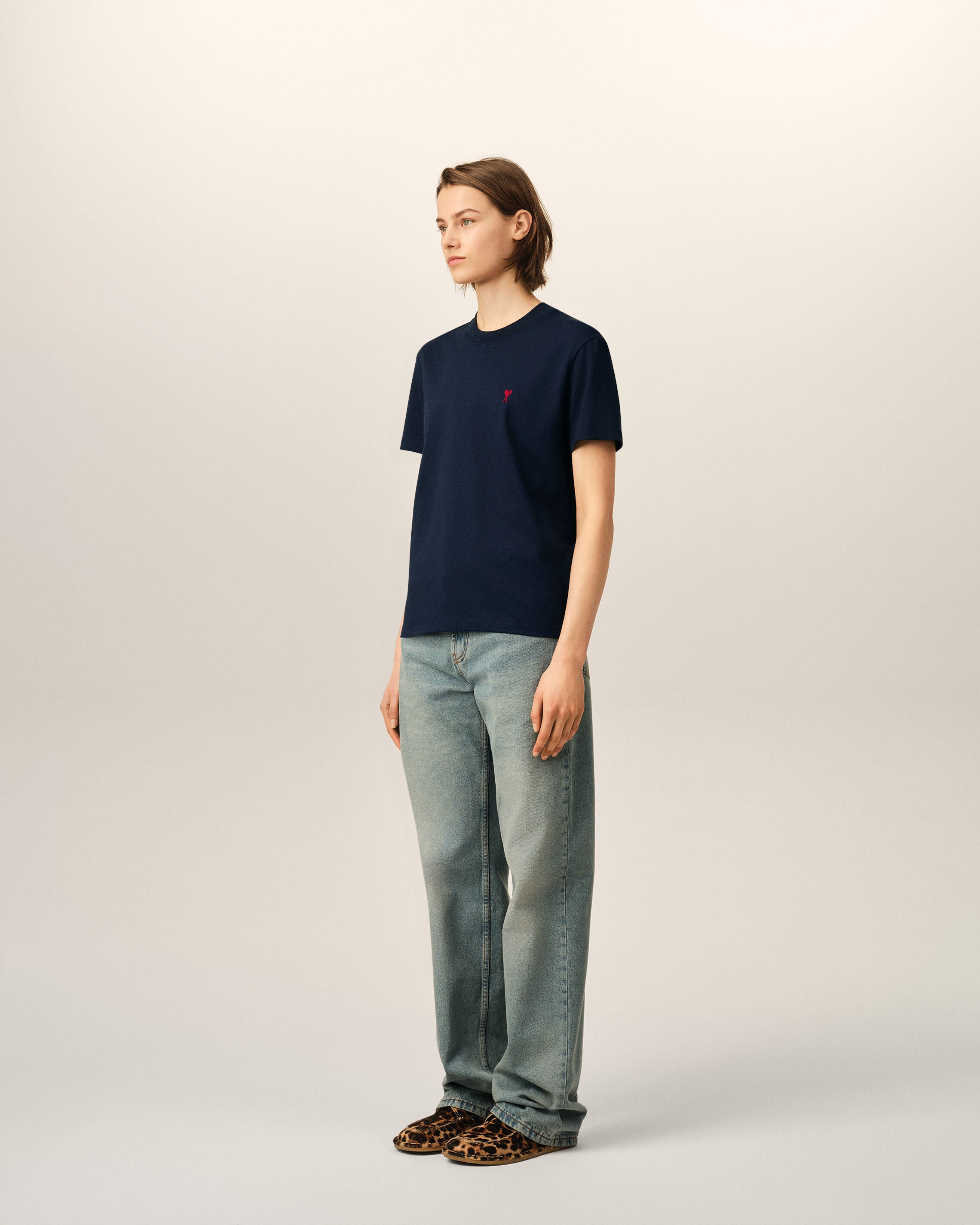 T-shirt Ami de Coeur in cotone blu - 12