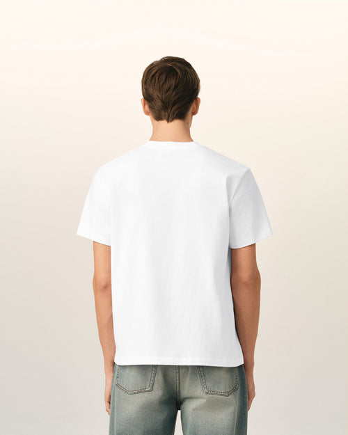 ホワイト コットン Tシャツ Ami de Coeur - 男性 - 5 - AMI Paris - Ami Paris