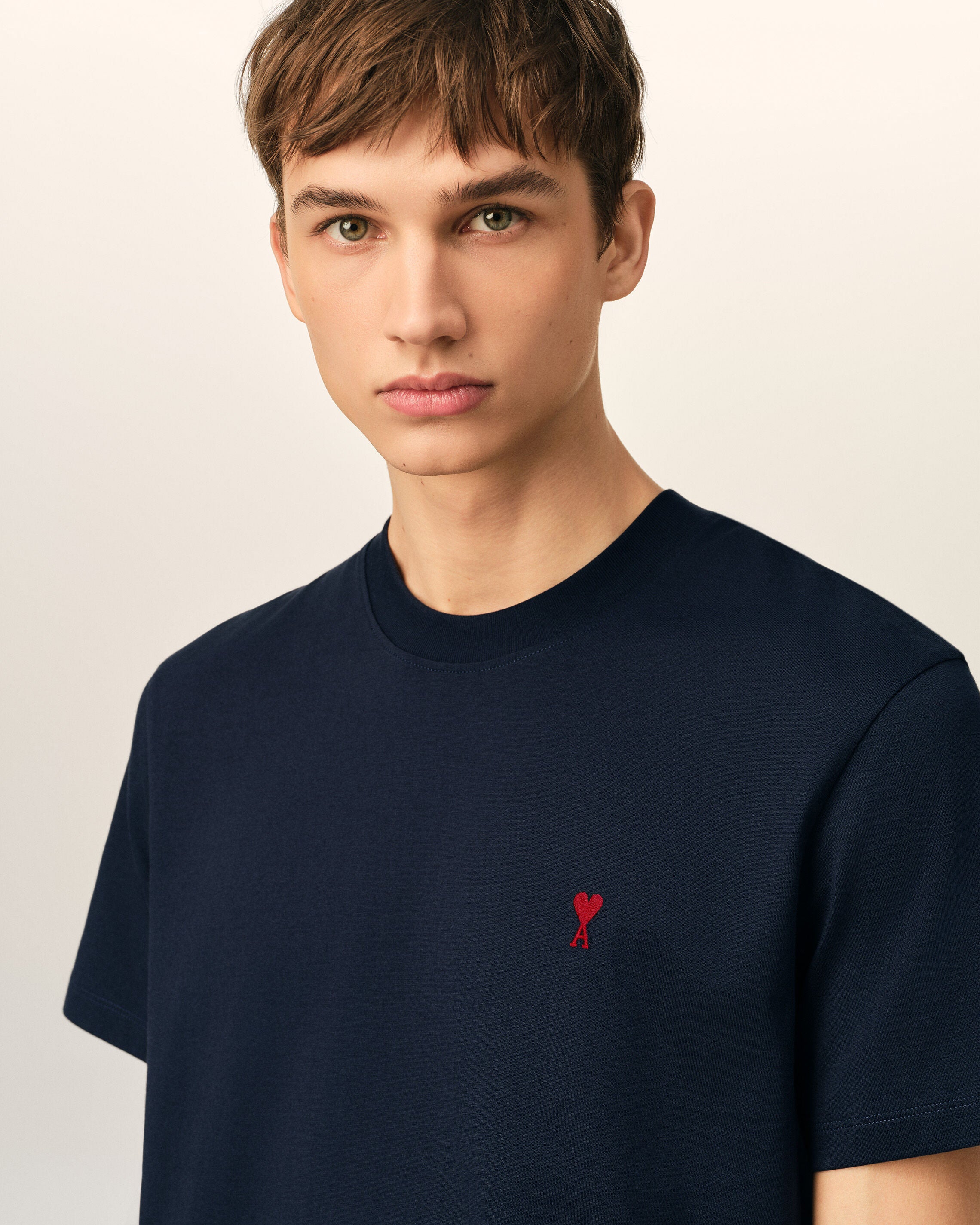 Night Blue Red Ami De Coeur T-Shirt | AMI PARIS