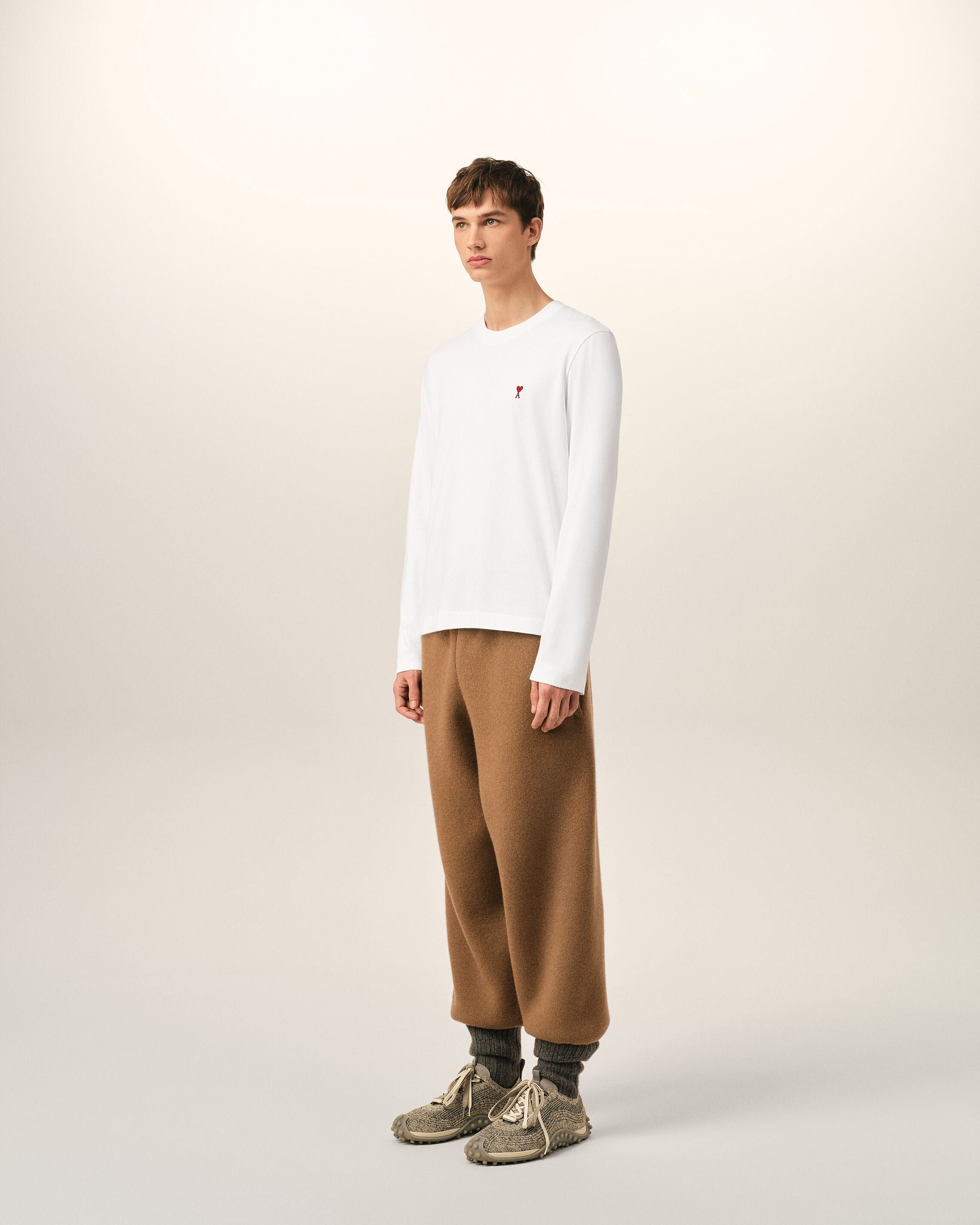 Ami De Coeur ロングスリーブ Tシャツ ホワイト | AMI PARIS