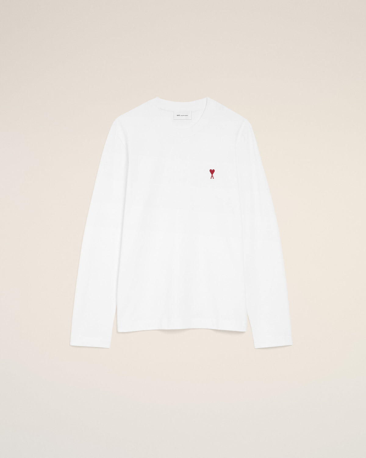 T-shirt blanc Manches Longues en coton Ami De Coeur - 7