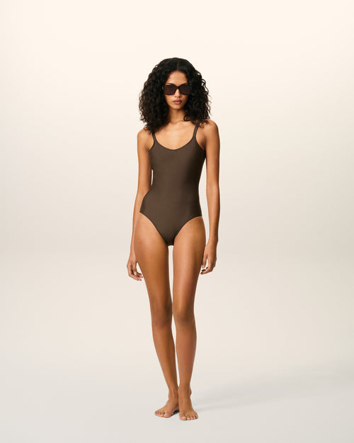                             Brown One Piece Swimwear - 3                         - Ami Paris