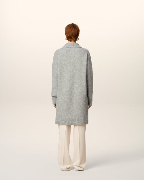 Grey Alpaca Ami Polo Dress - 5 - Ami Paris