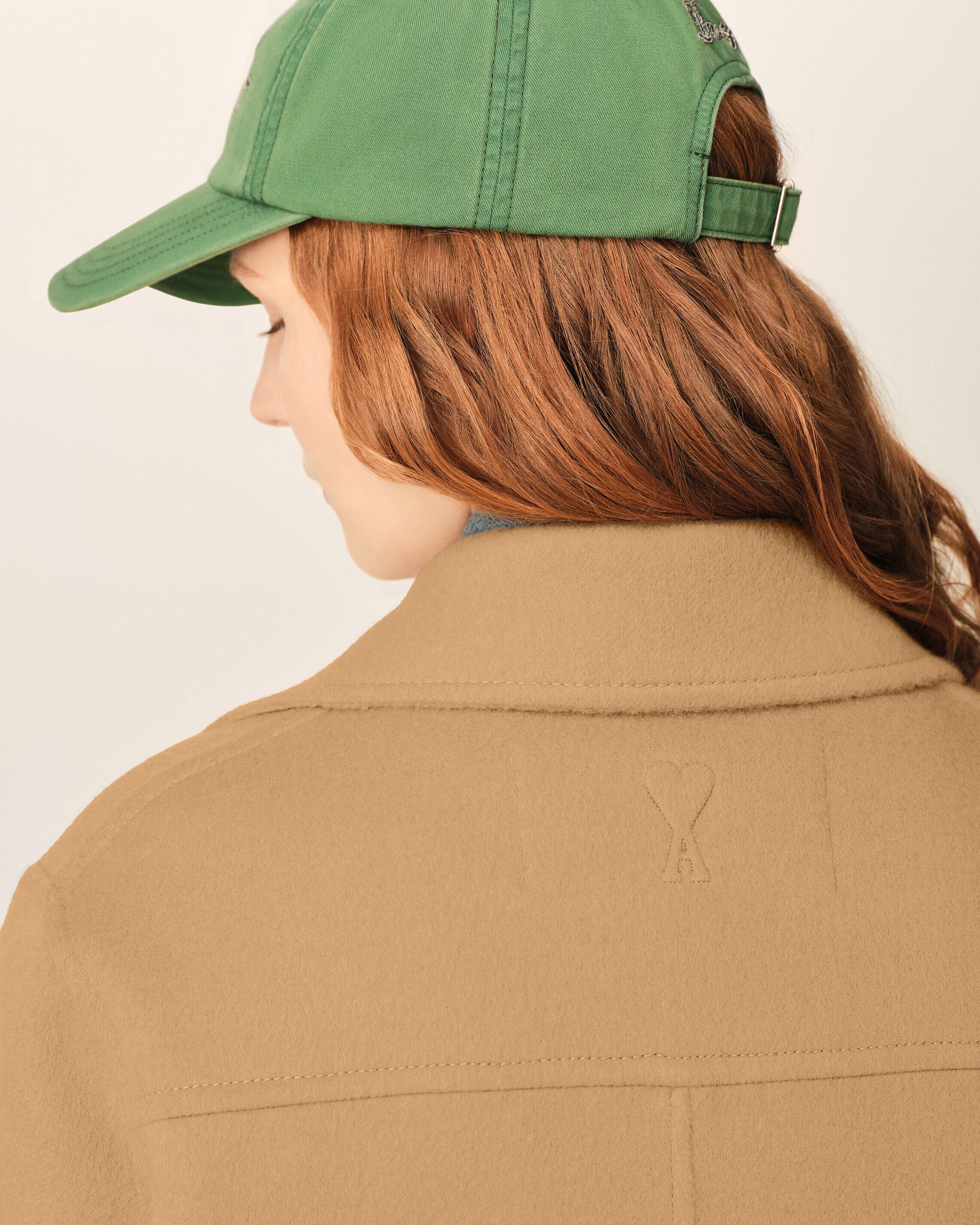 Chaqueta abotonada de lana y cachemir beige - 4