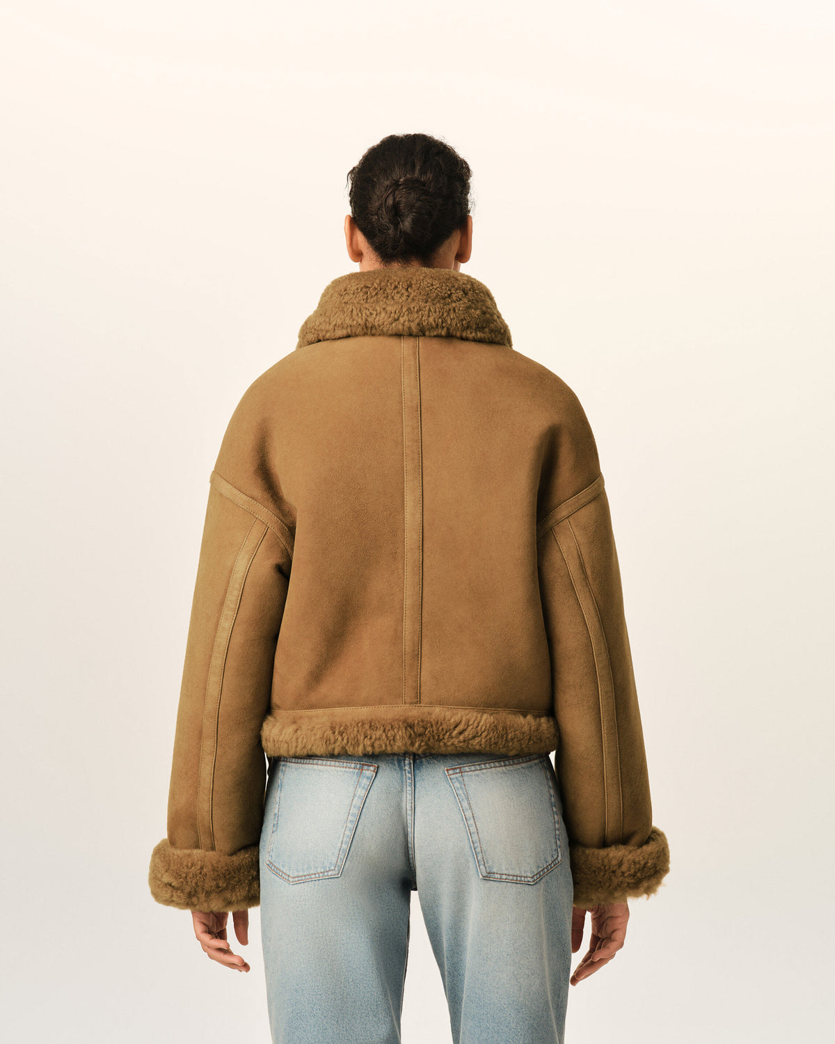 Sheep shearling aviator jacket - 5
