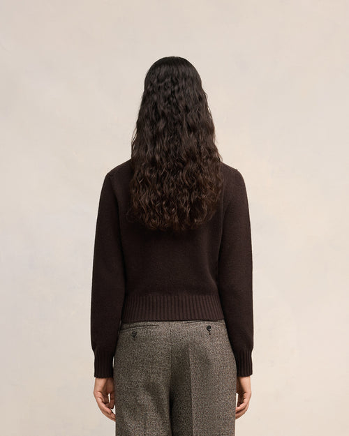 Pull Col Rond Ami de Coeur Cachemire - Femme - 5 - AMI Paris - Ami Paris