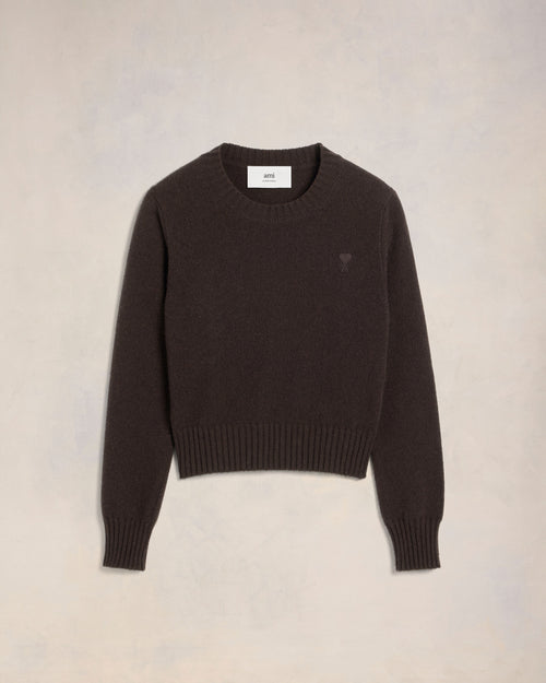 Pull Col Rond Ami de Coeur Cachemire - Femme - 1 - AMI Paris - Ami Paris