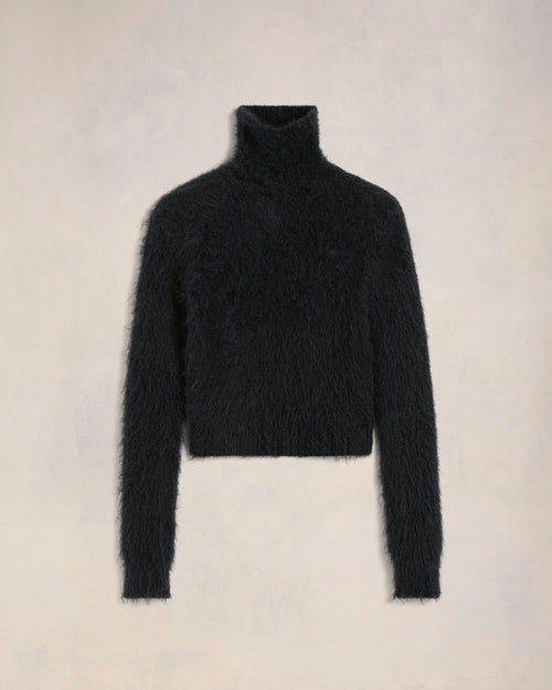 Pull En Alpaga Mohair Brossé - Femme - 1 - AMI Paris - Ami Paris