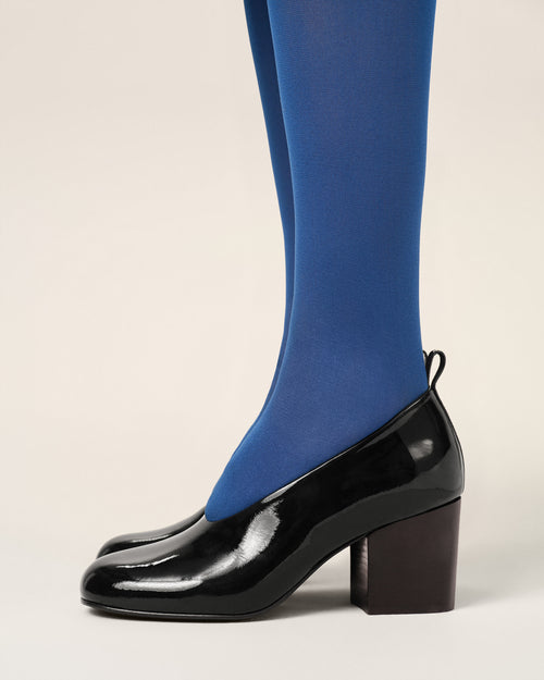 Black cow leather pumps - 1 - Ami Paris