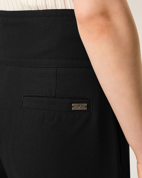 Black New Wool Wrapped Belted Trousers - 5 - Ami Paris