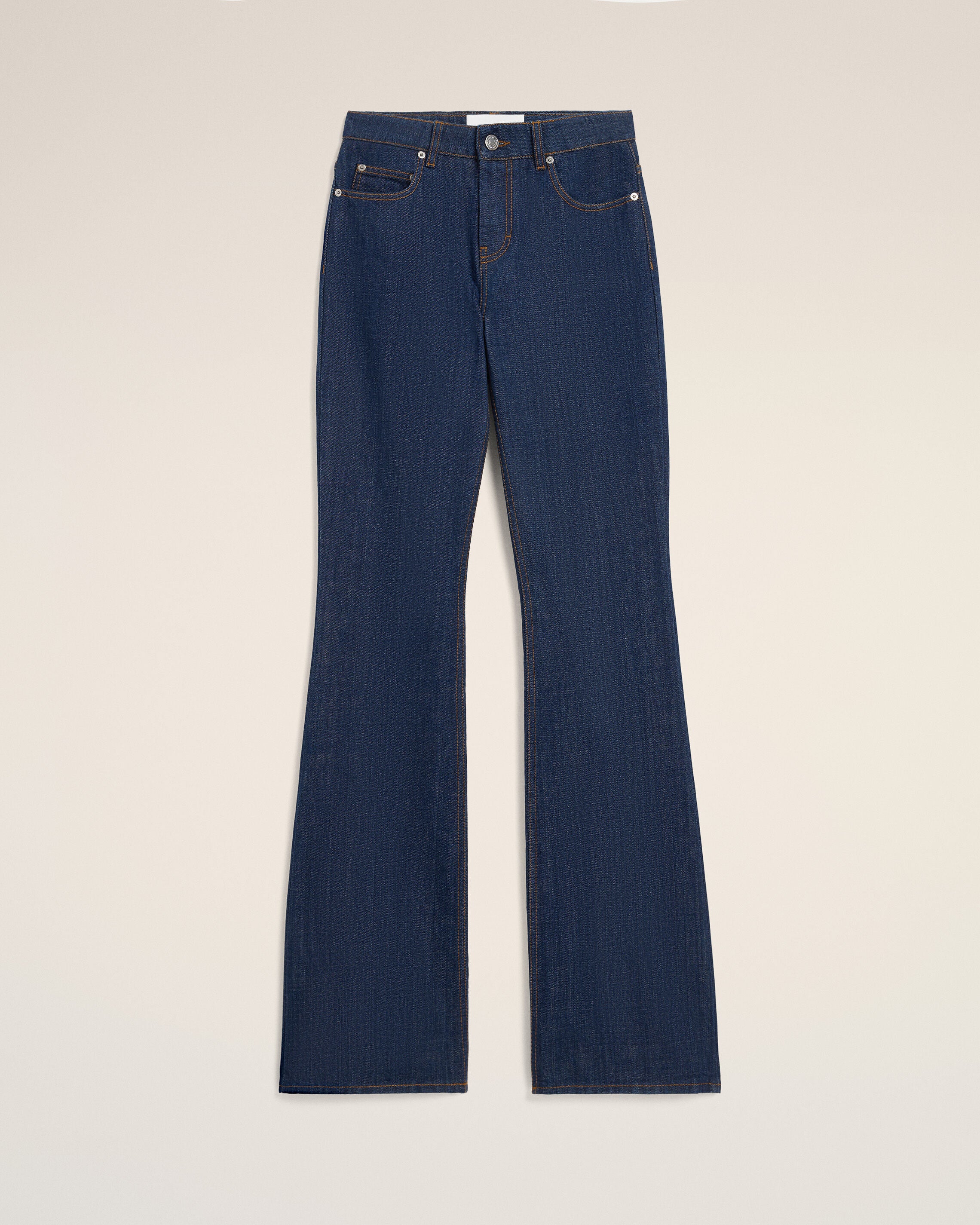 USED GREY Black Cotton Flare Fit Jeans | Ami Paris