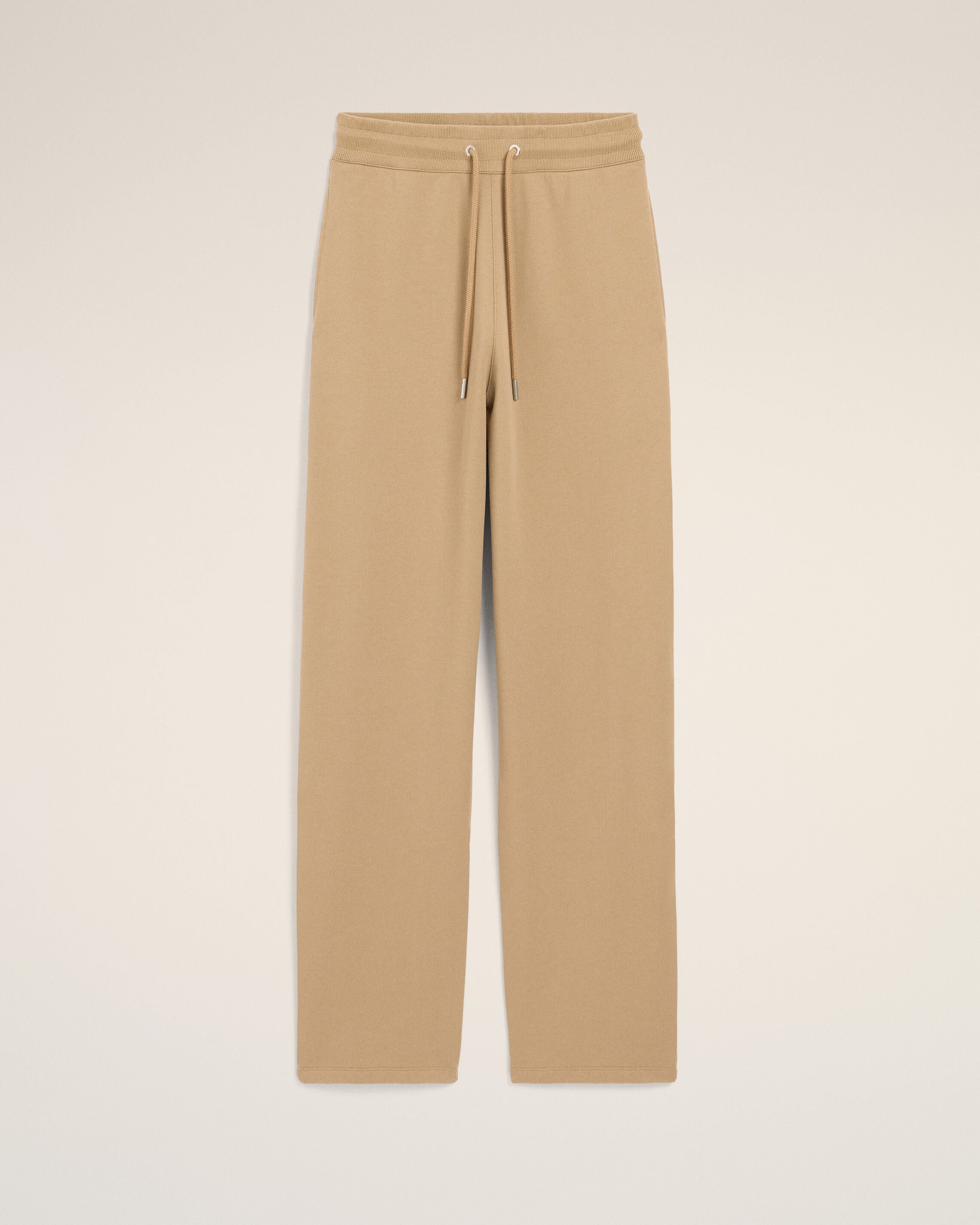 Beige cotton track pants with Ami de Coeur - 1