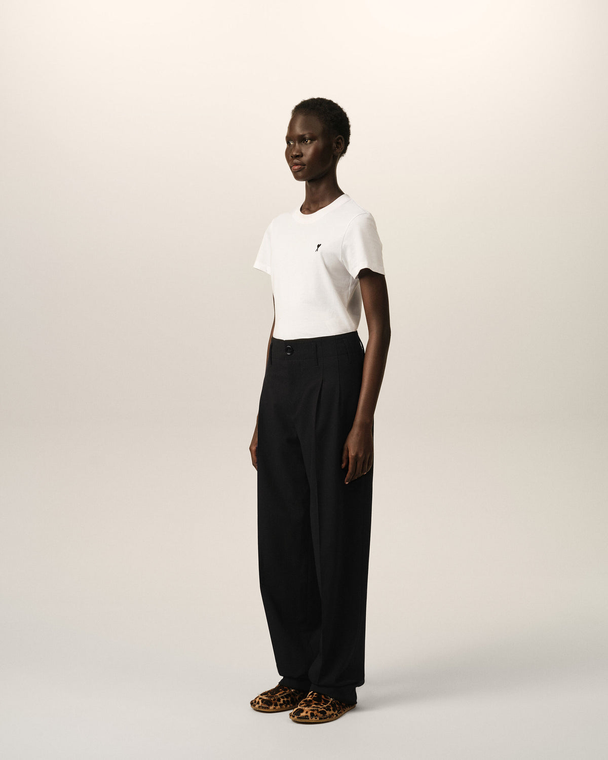 Black two-pleats wool trousers - 6